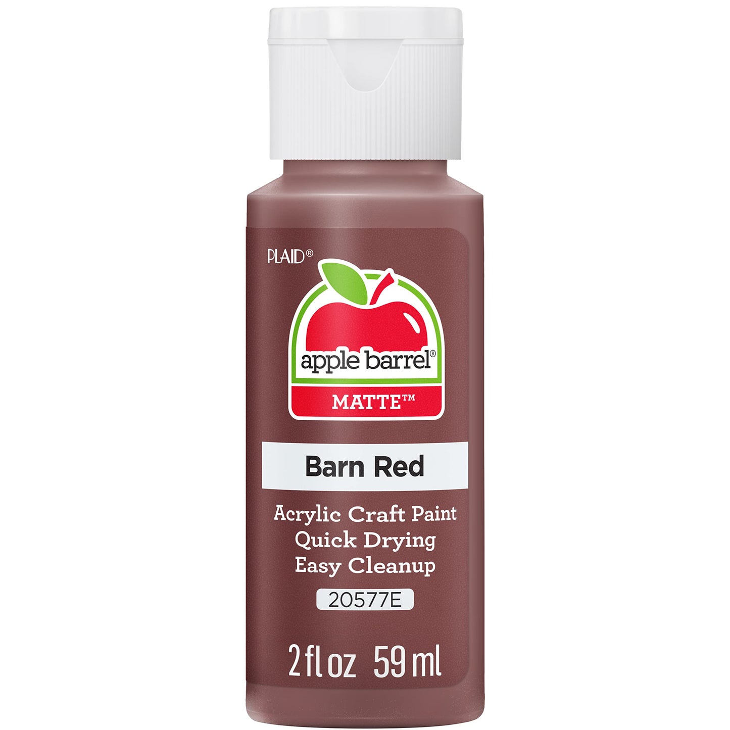 Apple Barrel Acrylic Paint in Assorted Colors (2 Ounce), 20503 White