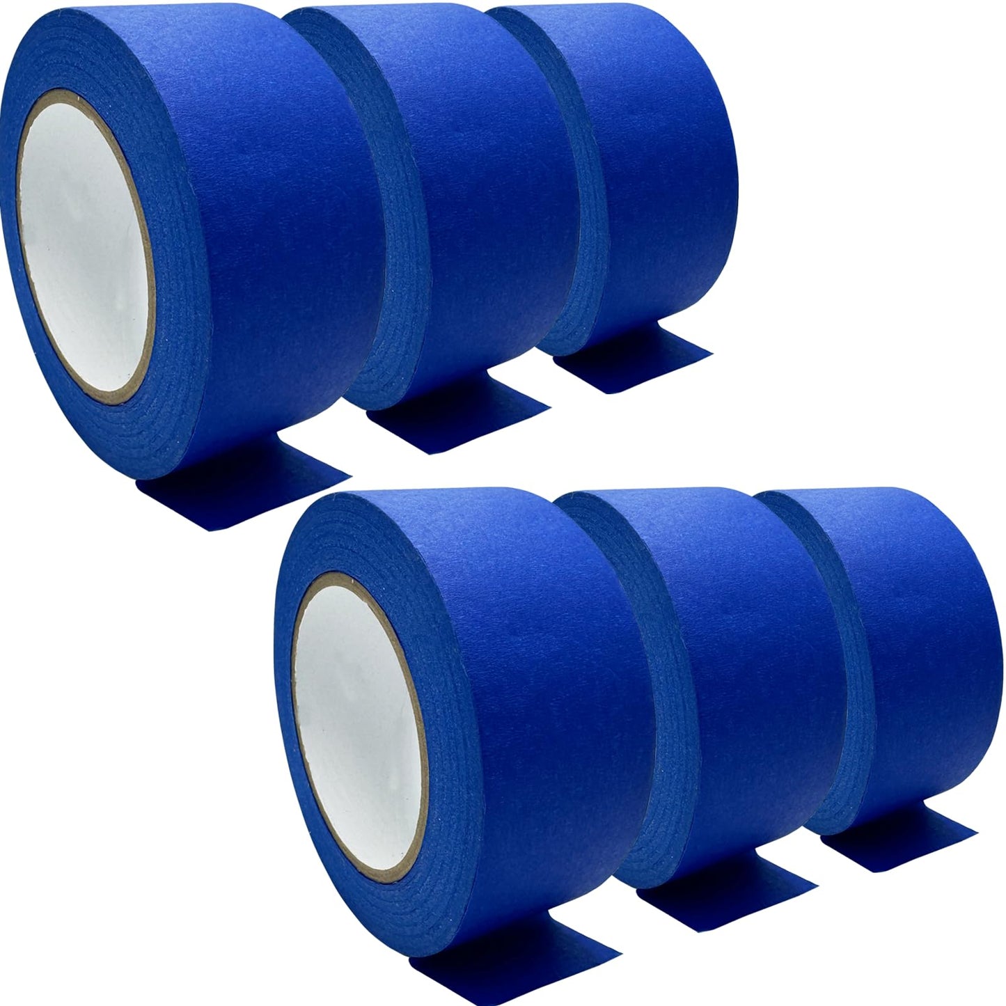 4 Rolls Premium Painters Tape, Blue Tape, Masking Tape, Paint Tape for Multi-Purpose, Painting, Painter's, DIY Crafts Arts (88yd =0.94IN*22yd*4) Decoration Labeling No Residue, Easy Removal