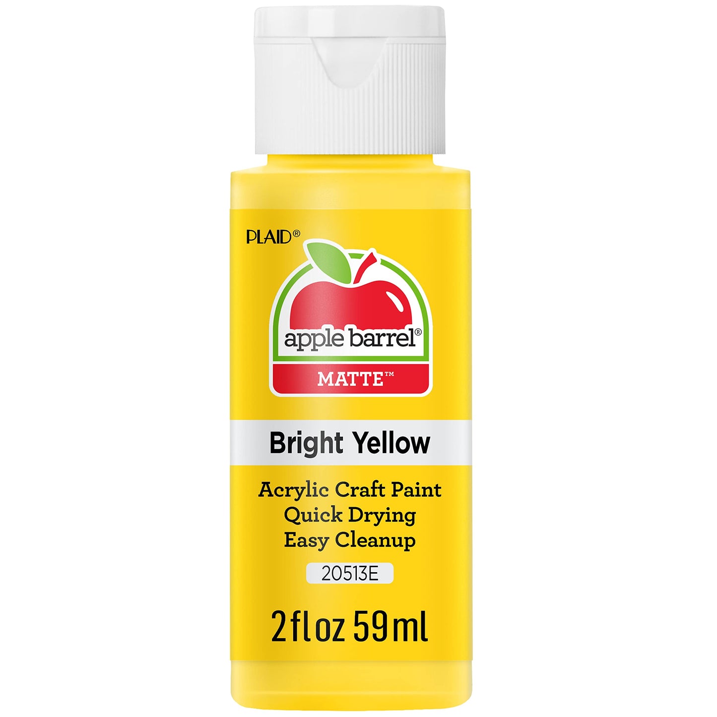 Apple Barrel Acrylic Paint in Assorted Colors (2 Ounce), 20503 White