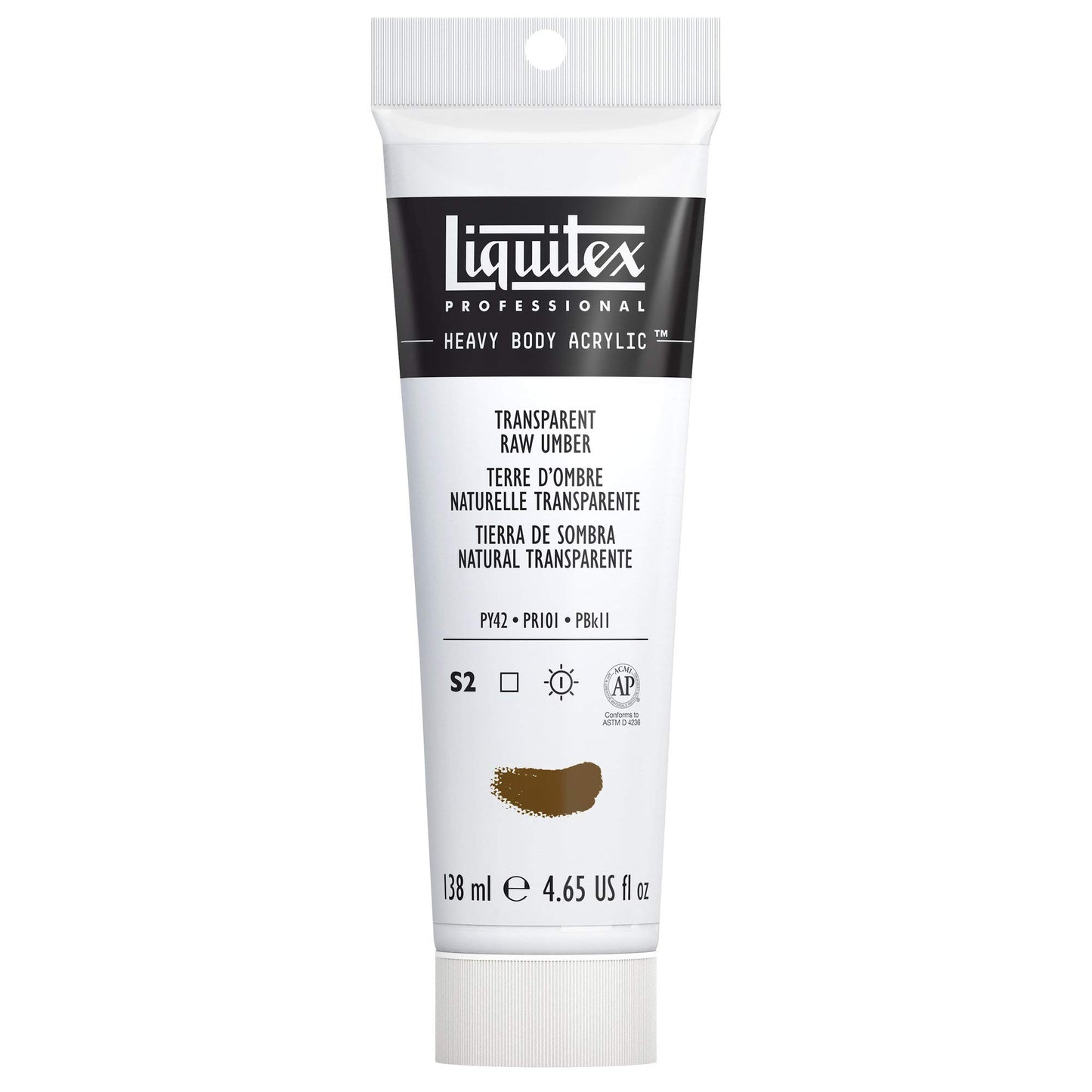 Liquitex Professional Heavy Body Acrylic Paint, 2-oz (59ml) Tube, Burnt Sienna