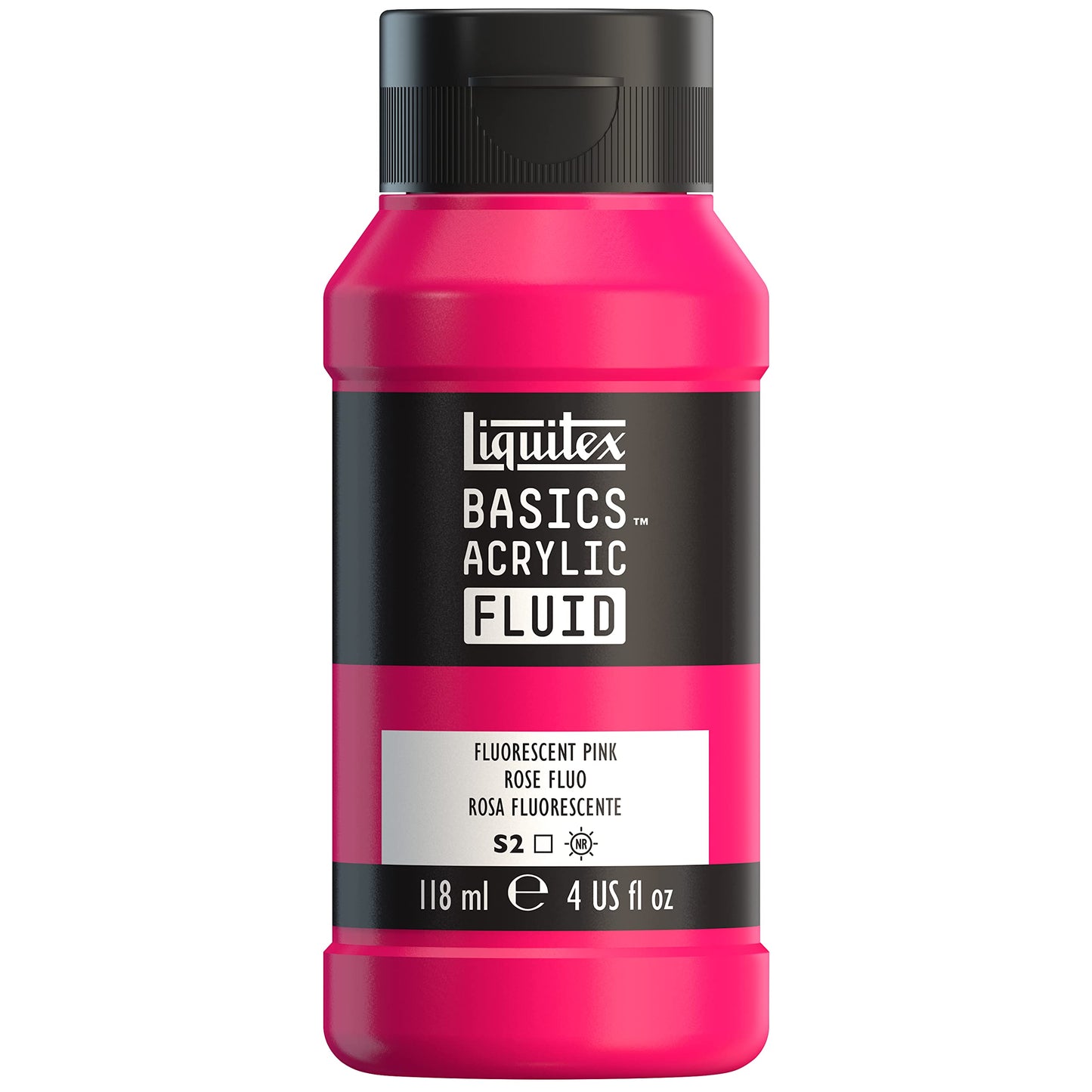 Liquitex BASICS Acrylic Fluid Paint, 118ml (4-oz) Bottle, Alizarin Crimson Permanent Hue