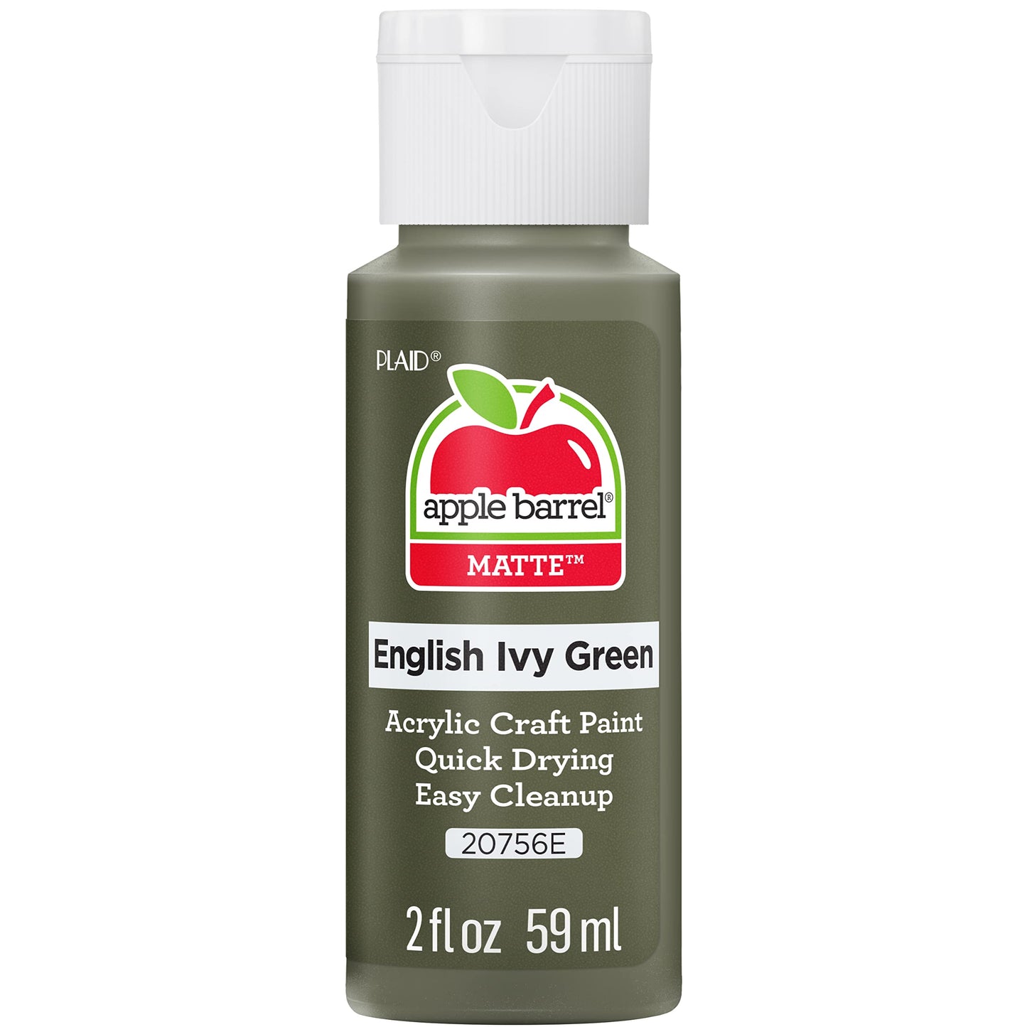 Apple Barrel Acrylic Paint in Assorted Colors (2 Ounce), 20503 White