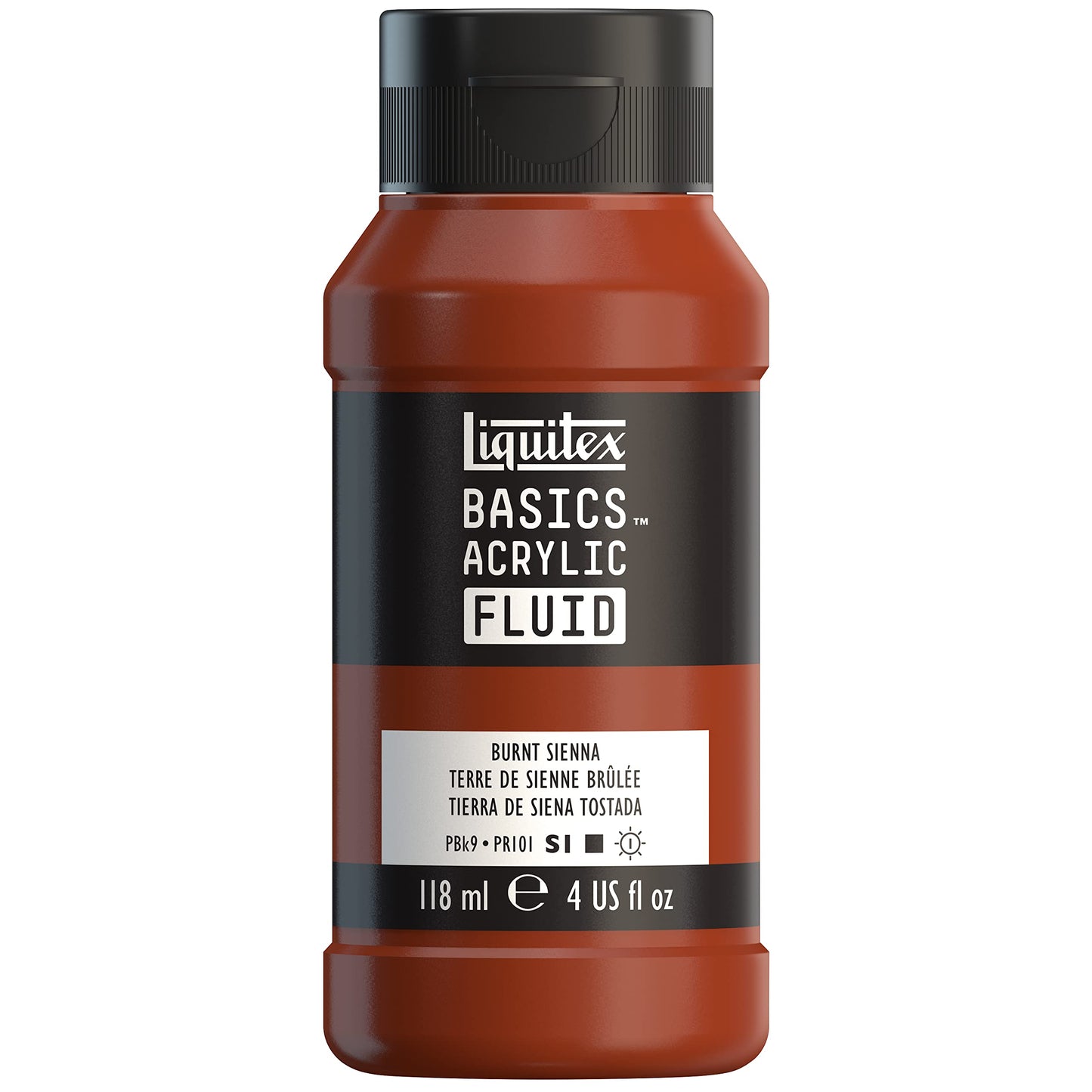 Liquitex BASICS Acrylic Fluid Paint, 118ml (4-oz) Bottle, Alizarin Crimson Permanent Hue