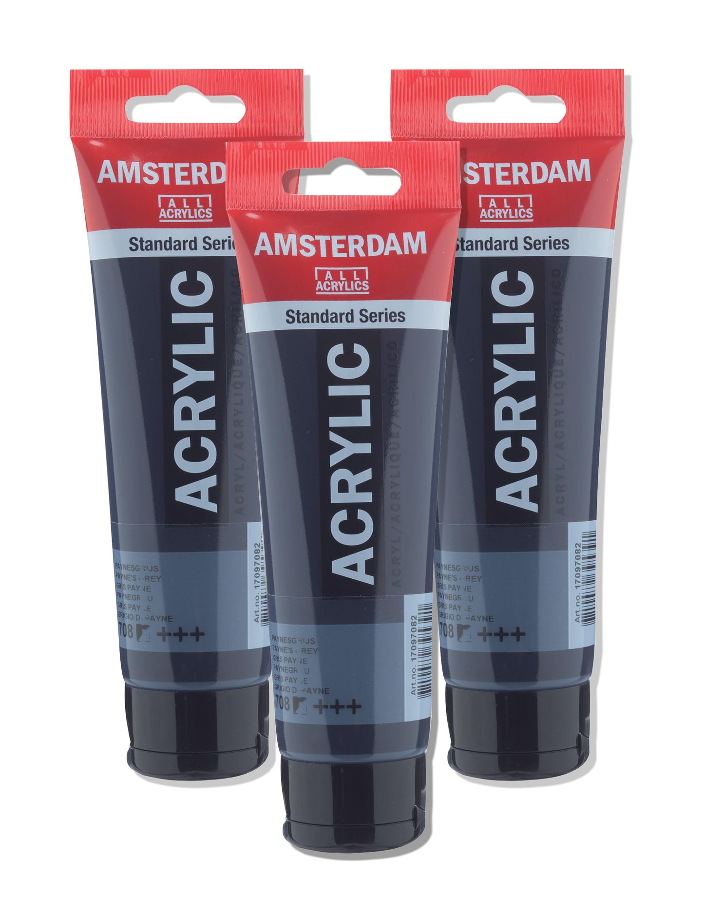 Amsterdam Standard Series Acrylic Paint Tube, Oxide Black 735, 4 fl oz | Vibrant Color with Acrylic Resin Binder, High Lightfastness, Water-Based, Strong Coverage, Visible Brush Strokes