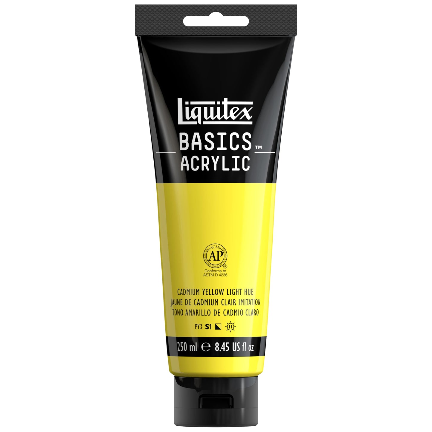 Liquitex BASICS Acrylic Paint, 250ml (8.5-oz) Tube, Cadmium Red Medium Hue
