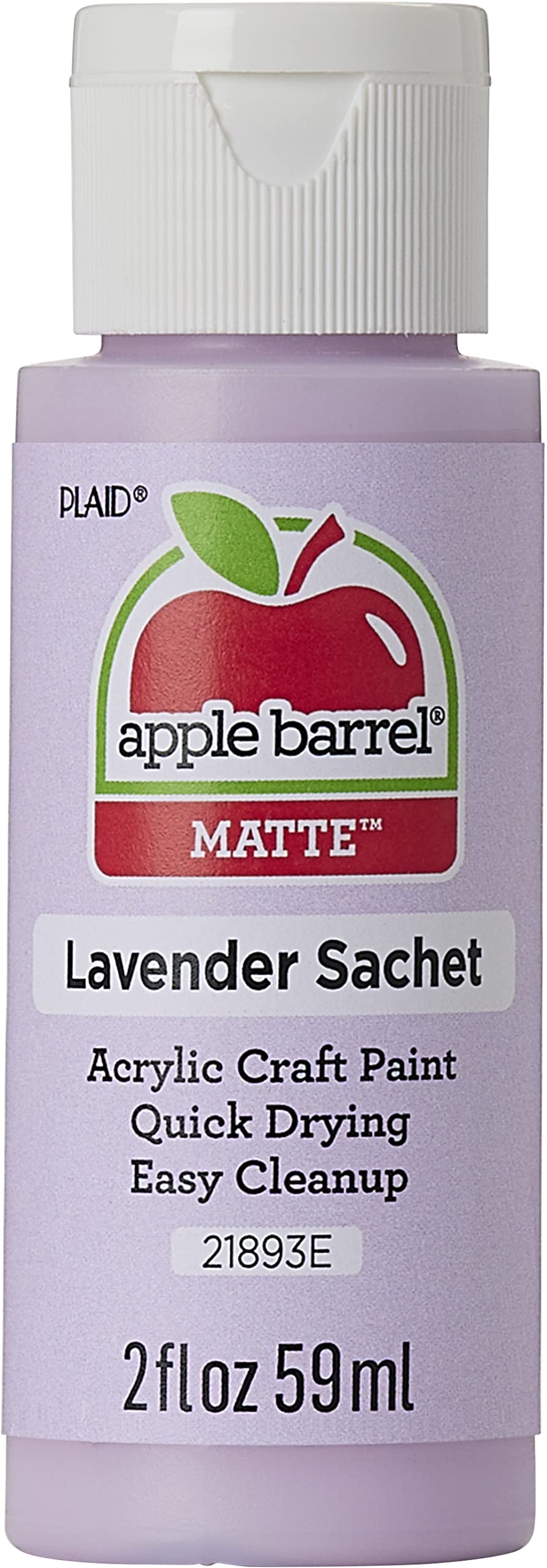 Apple Barrel Acrylic Paint in Assorted Colors (2 Ounce), 20503 White