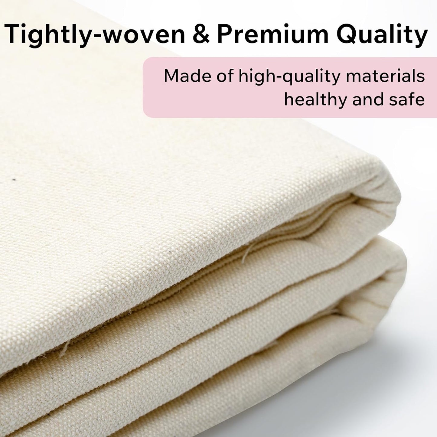 Pottery Tablecloth-Heavy Duty Linen Cotton Blend, 62x39 Inches, High Absorbency Textured Surface for Pottery Making, Oil Painting, Various Handmade Crafts (1PCS)