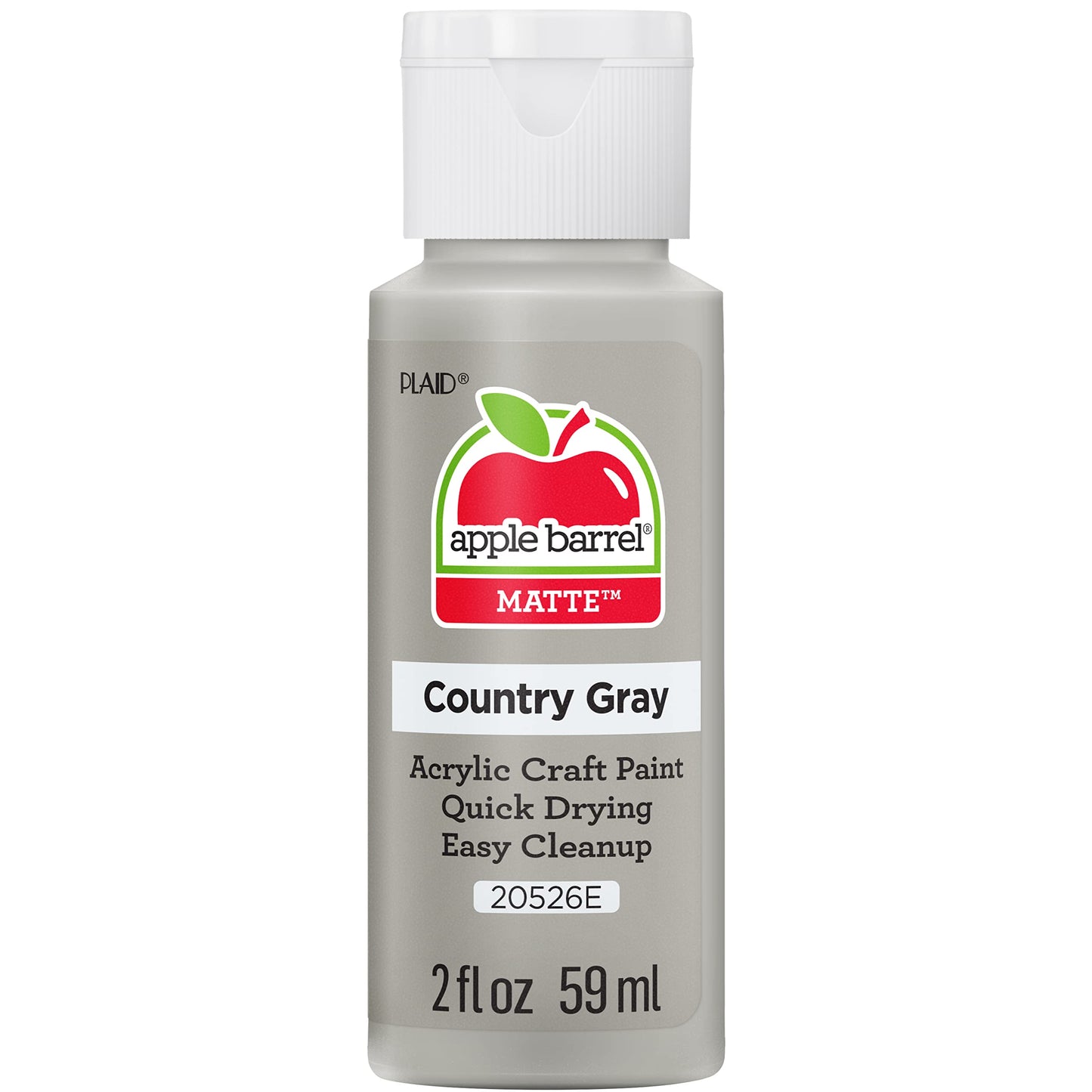 Apple Barrel Acrylic Paint in Assorted Colors (2 Ounce), 20503 White