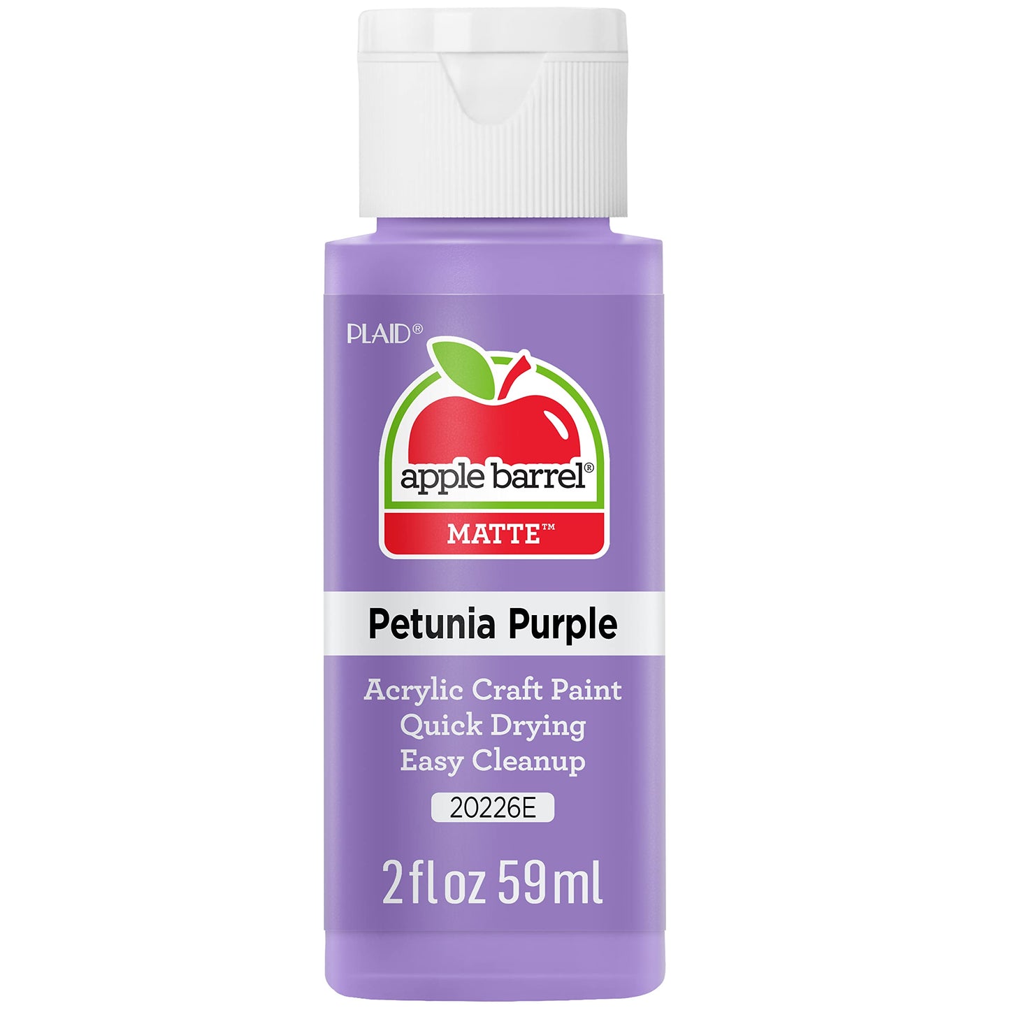 Apple Barrel Acrylic Paint in Assorted Colors (2 Ounce), 20503 White