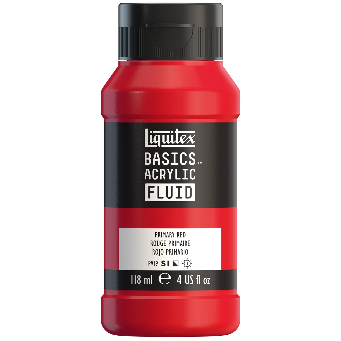Liquitex BASICS Acrylic Fluid Paint, 118ml (4-oz) Bottle, Alizarin Crimson Permanent Hue