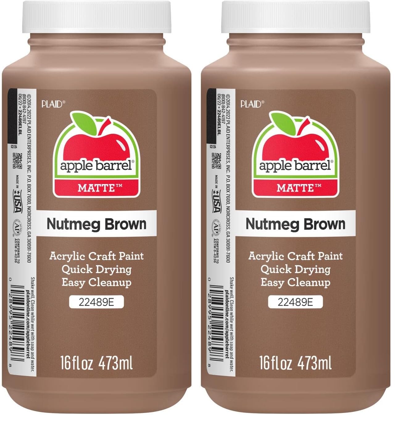 Apple Barrel Acrylic Paint in Assorted Colors (16 Ounce), 21142 Cobalt Blue