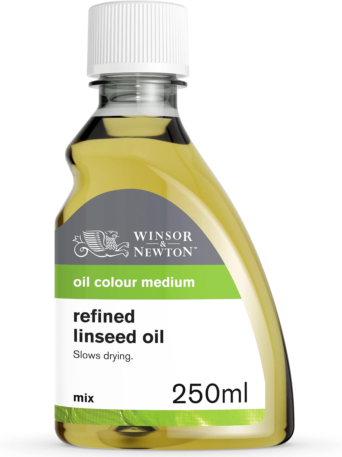 Winsor & Newton Refined Linseed Oil, 250ml (8.4-oz) Bottle