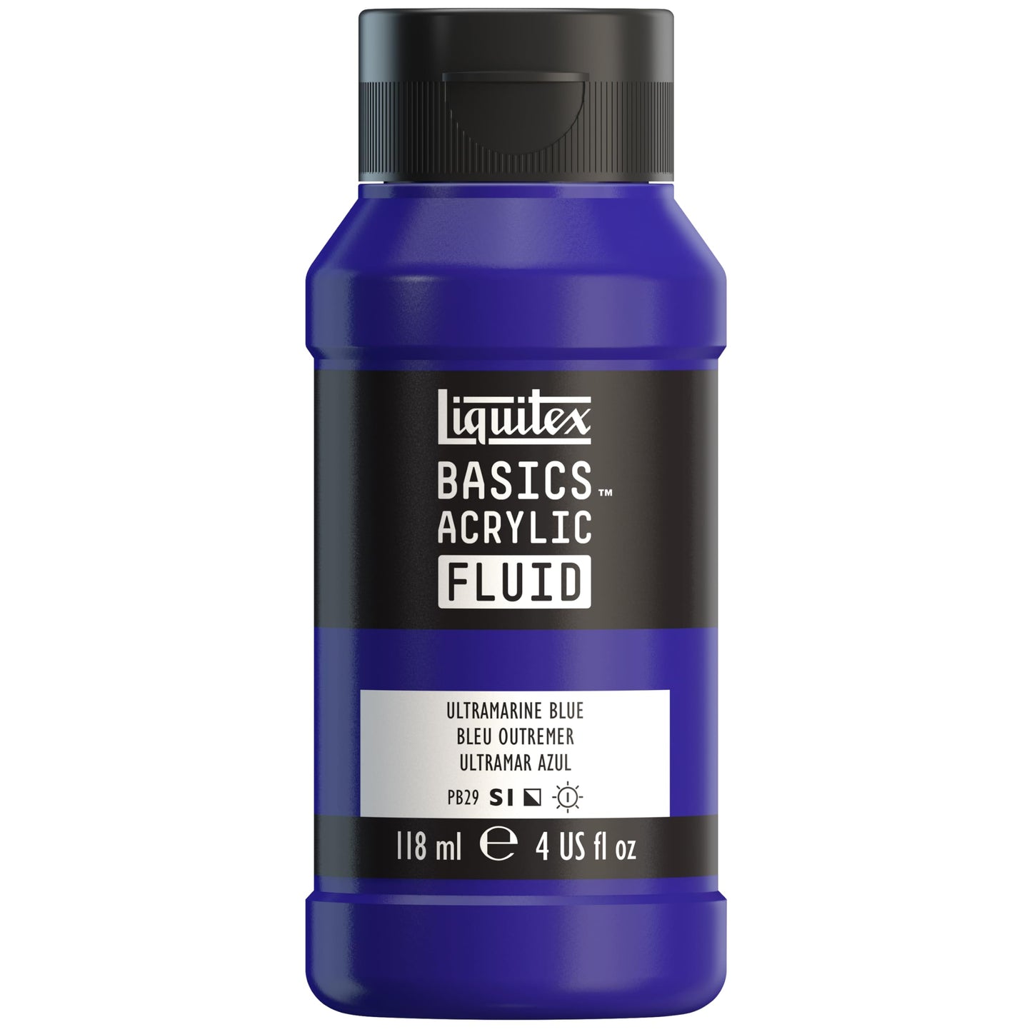 Liquitex BASICS Acrylic Fluid Paint, 118ml (4-oz) Bottle, Alizarin Crimson Permanent Hue