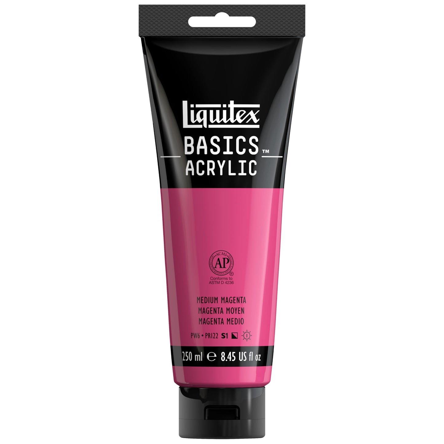 Liquitex BASICS Acrylic Paint, 250ml (8.5-oz) Tube, Cadmium Red Medium Hue