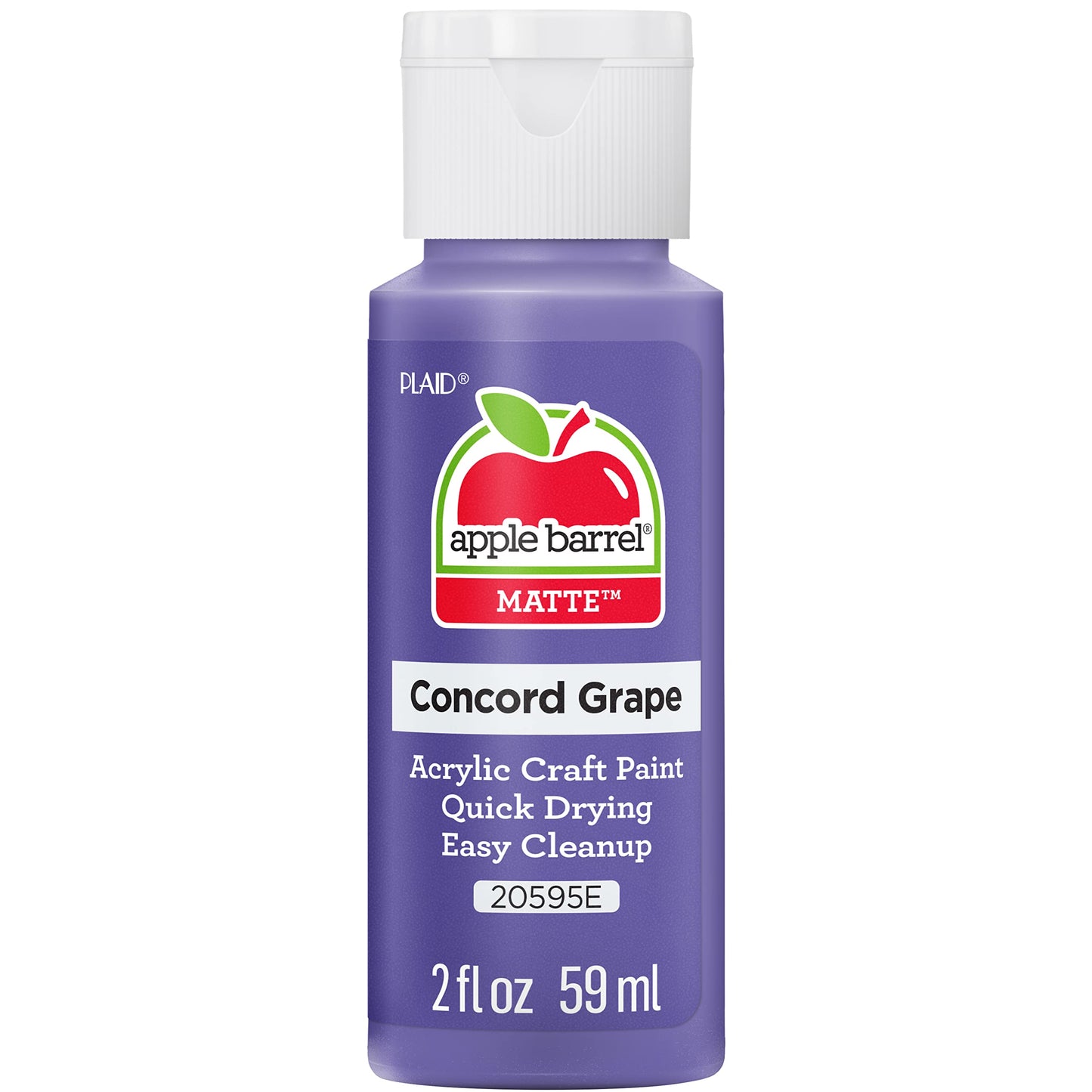 Apple Barrel Acrylic Paint in Assorted Colors (2 Ounce), 20503 White