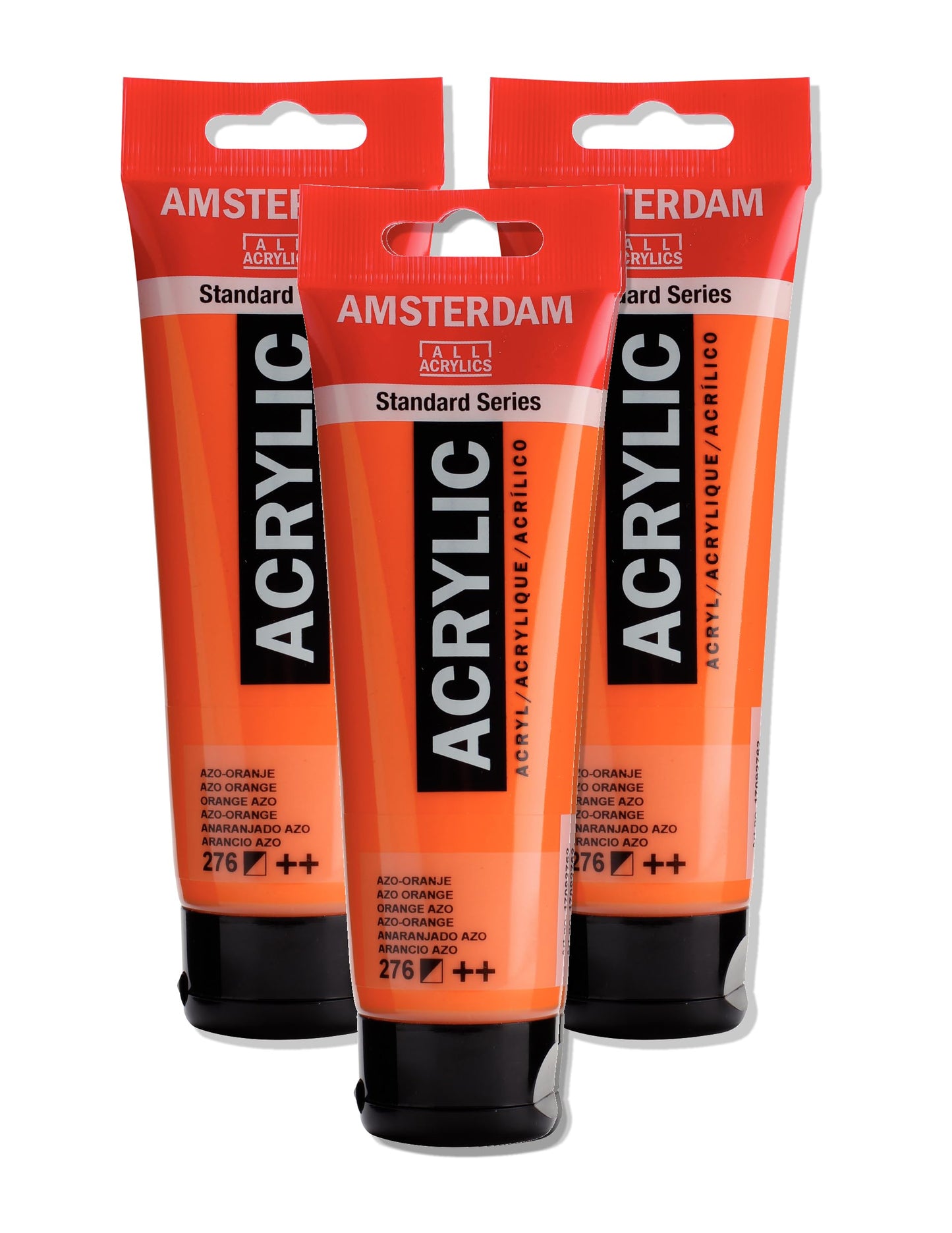 Amsterdam Standard Series Acrylic Paint Tube, Oxide Black 735, 4 fl oz | Vibrant Color with Acrylic Resin Binder, High Lightfastness, Water-Based, Strong Coverage, Visible Brush Strokes