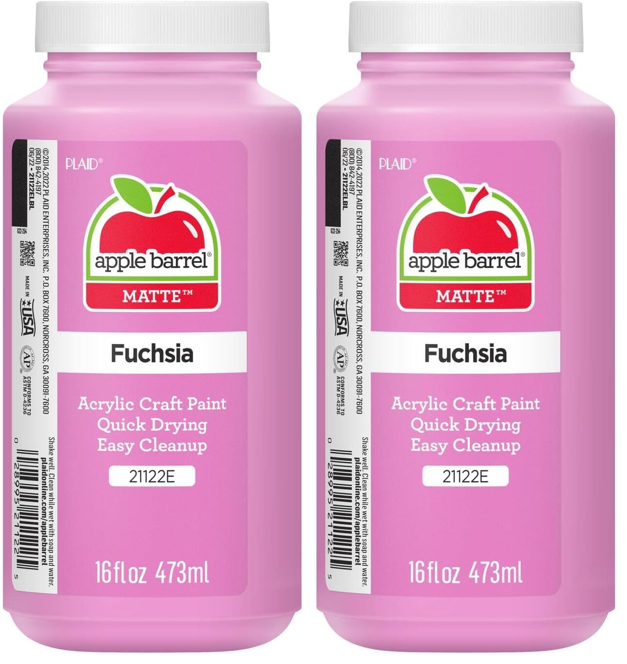 Apple Barrel Acrylic Paint in Assorted Colors (16 Ounce), 21142 Cobalt Blue
