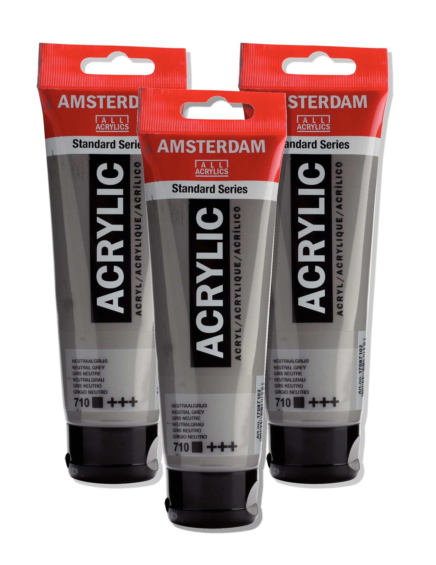 Amsterdam Standard Series Acrylic Paint Tube, Oxide Black 735, 4 fl oz | Vibrant Color with Acrylic Resin Binder, High Lightfastness, Water-Based, Strong Coverage, Visible Brush Strokes