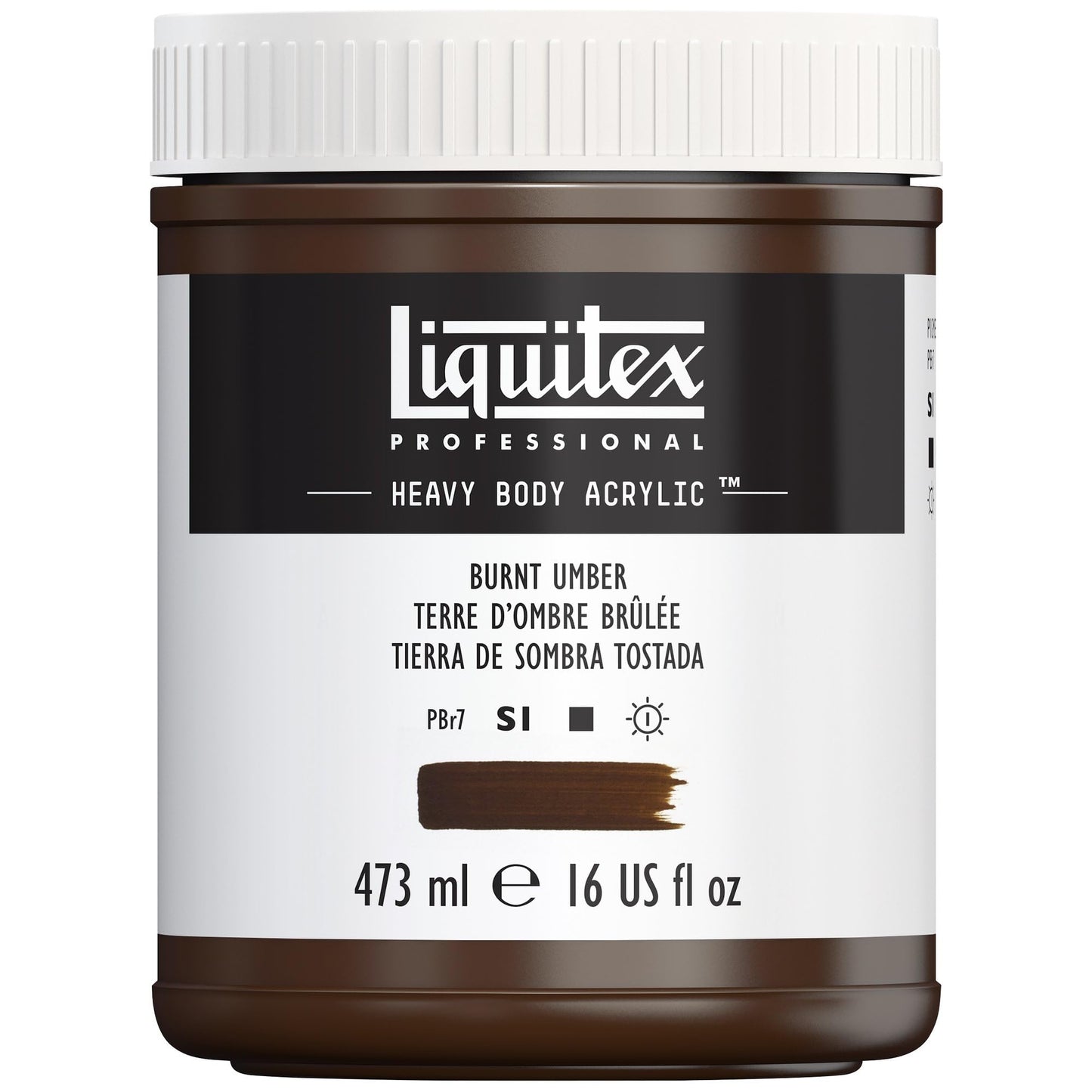 Liquitex Professional Heavy Body Acrylic Paint, 2-oz (59ml) Tube, Burnt Sienna
