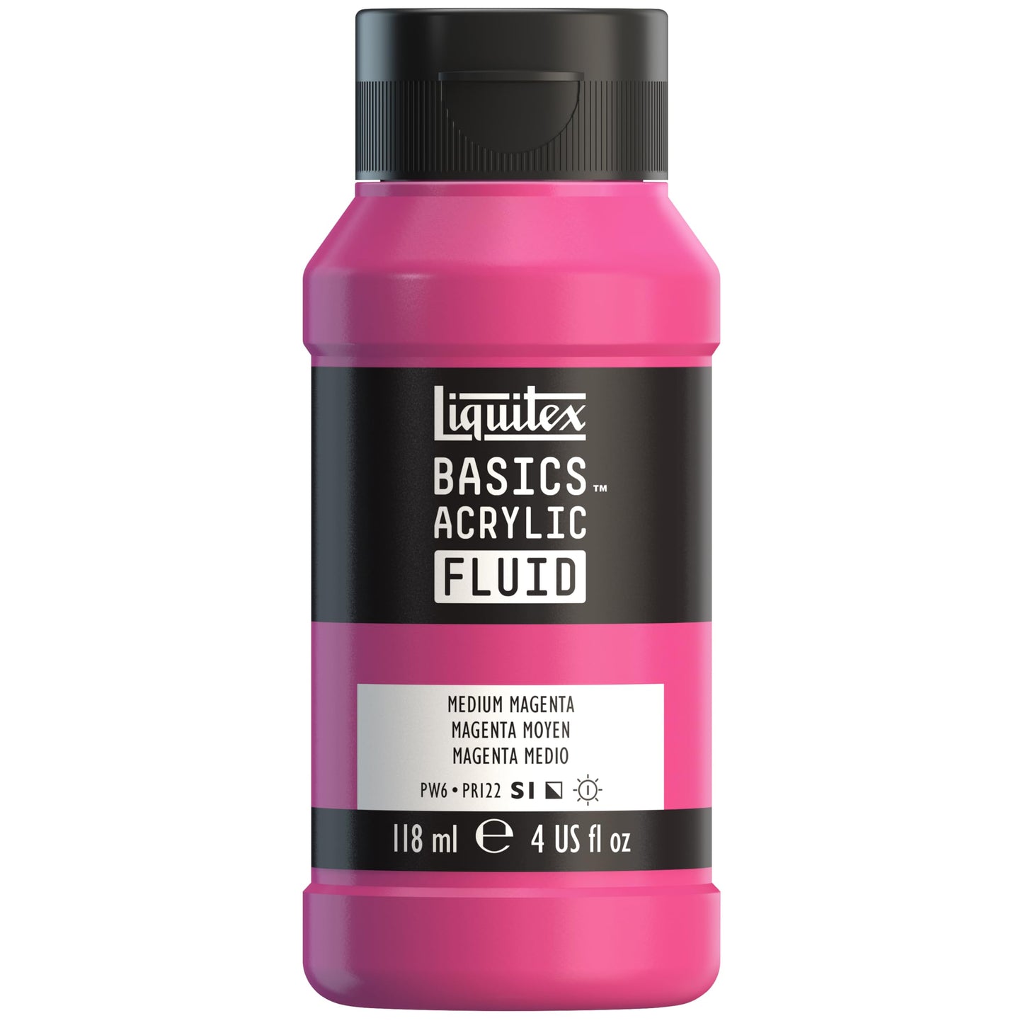 Liquitex BASICS Acrylic Fluid Paint, 118ml (4-oz) Bottle, Alizarin Crimson Permanent Hue