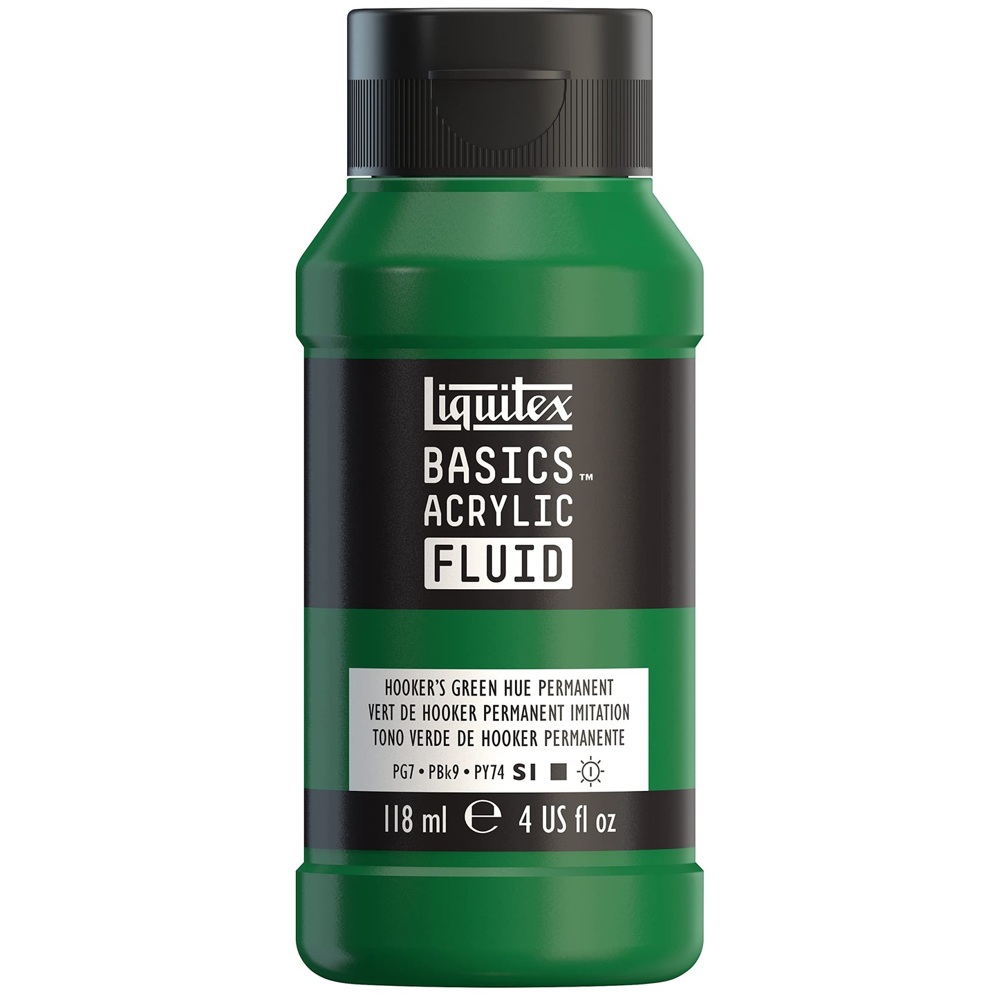 Liquitex BASICS Acrylic Fluid Paint, 118ml (4-oz) Bottle, Alizarin Crimson Permanent Hue