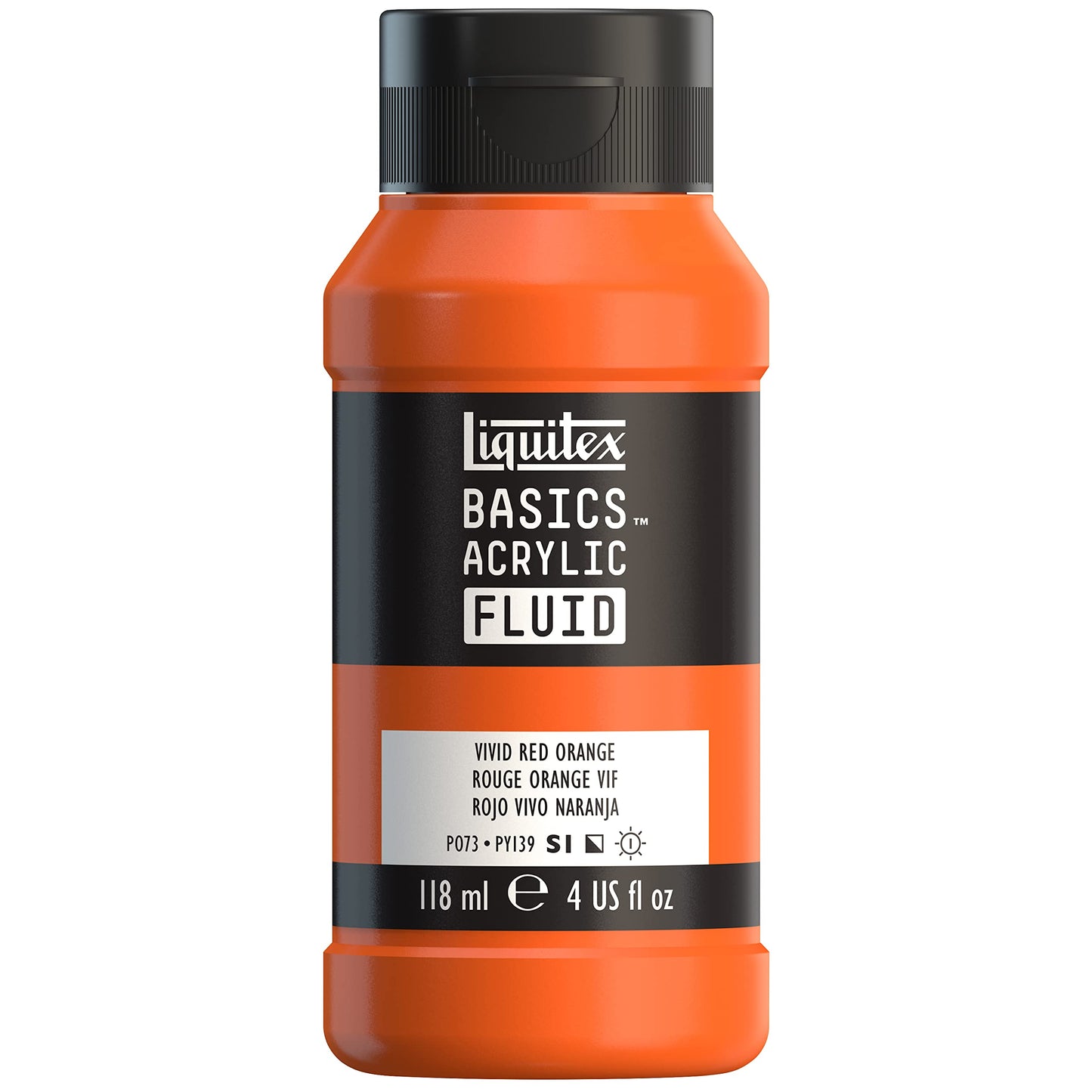 Liquitex BASICS Acrylic Fluid Paint, 118ml (4-oz) Bottle, Alizarin Crimson Permanent Hue
