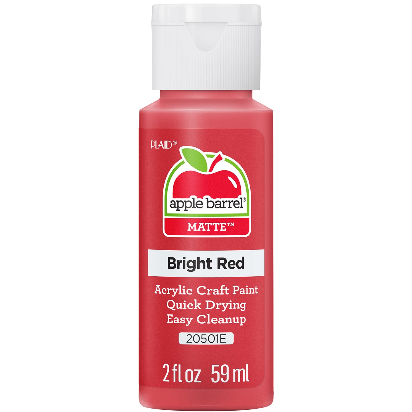 Apple Barrel Acrylic Paint in Assorted Colors (2 Ounce), 20503 White