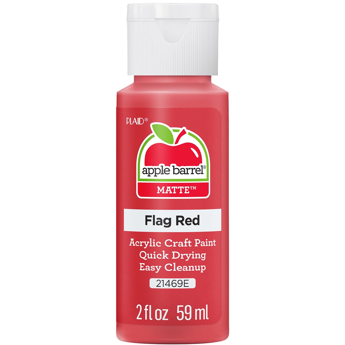 Apple Barrel Acrylic Paint in Assorted Colors (2 Ounce), 20503 White