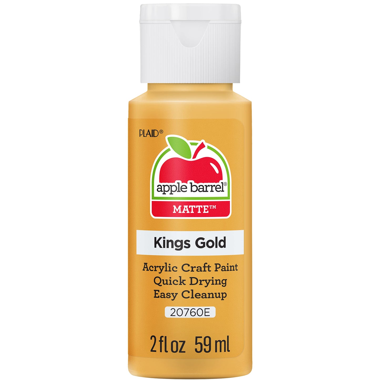 Apple Barrel Acrylic Paint in Assorted Colors (2 Ounce), 20503 White