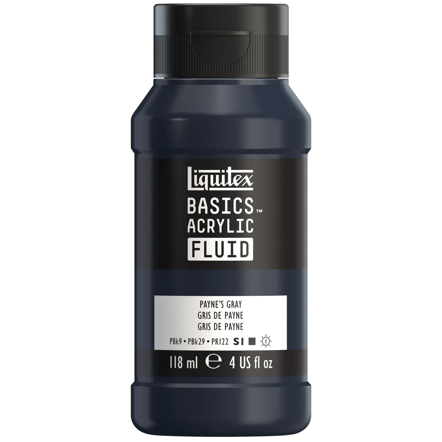 Liquitex BASICS Acrylic Fluid Paint, 118ml (4-oz) Bottle, Alizarin Crimson Permanent Hue