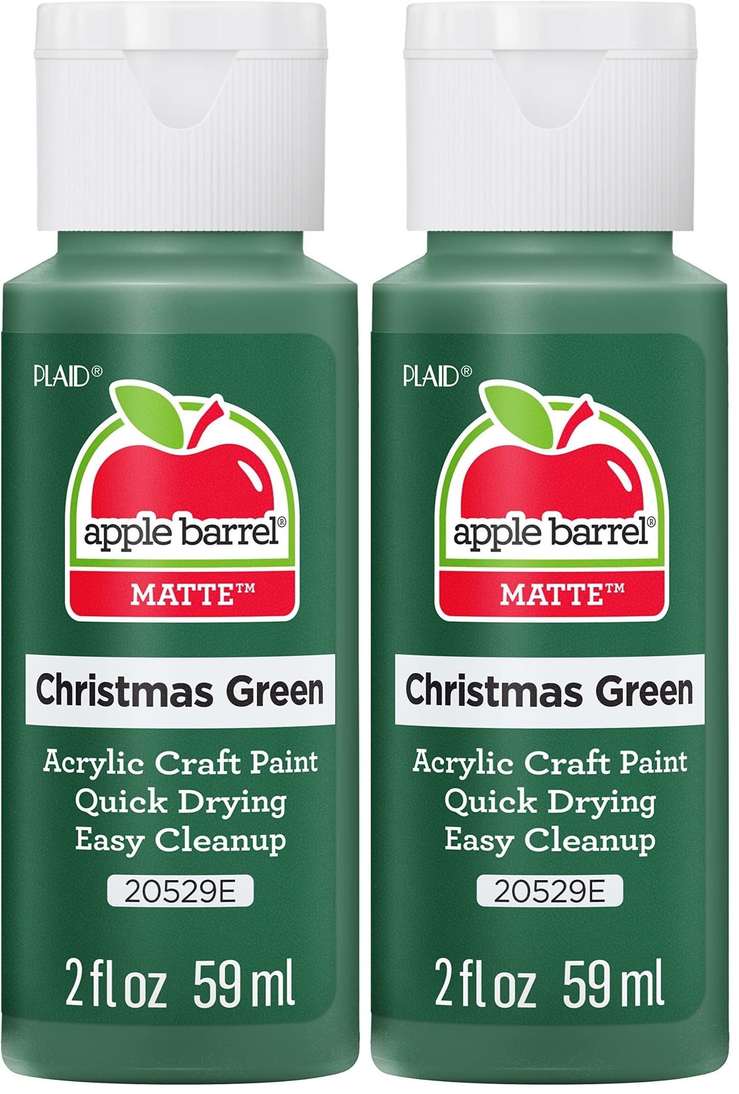 Apple Barrel Acrylic Paint in Assorted Colors (2 Ounce), 20503 White