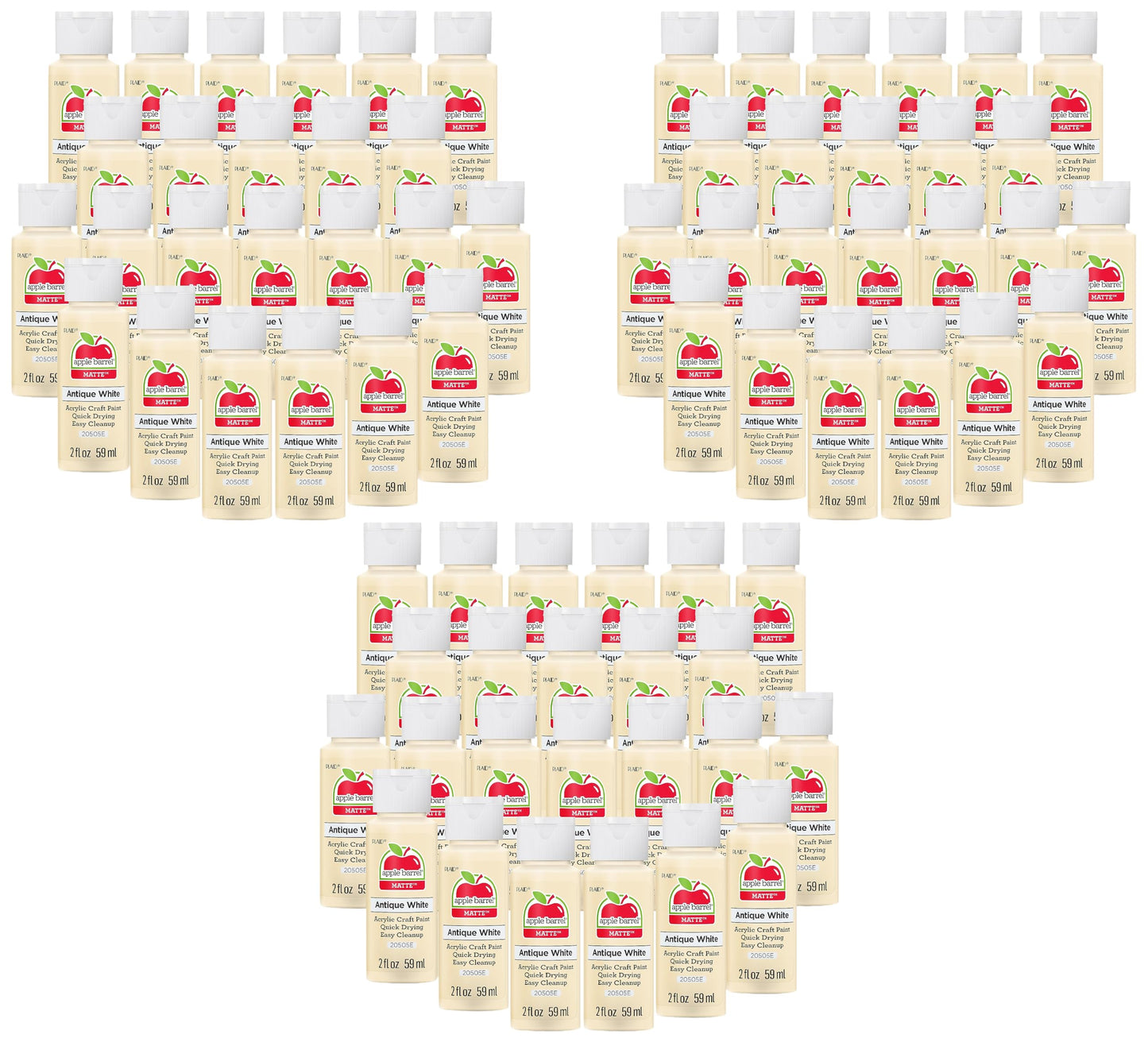 Apple Barrel Acrylic Paint in Assorted Colors (2 Ounce), 20503 White