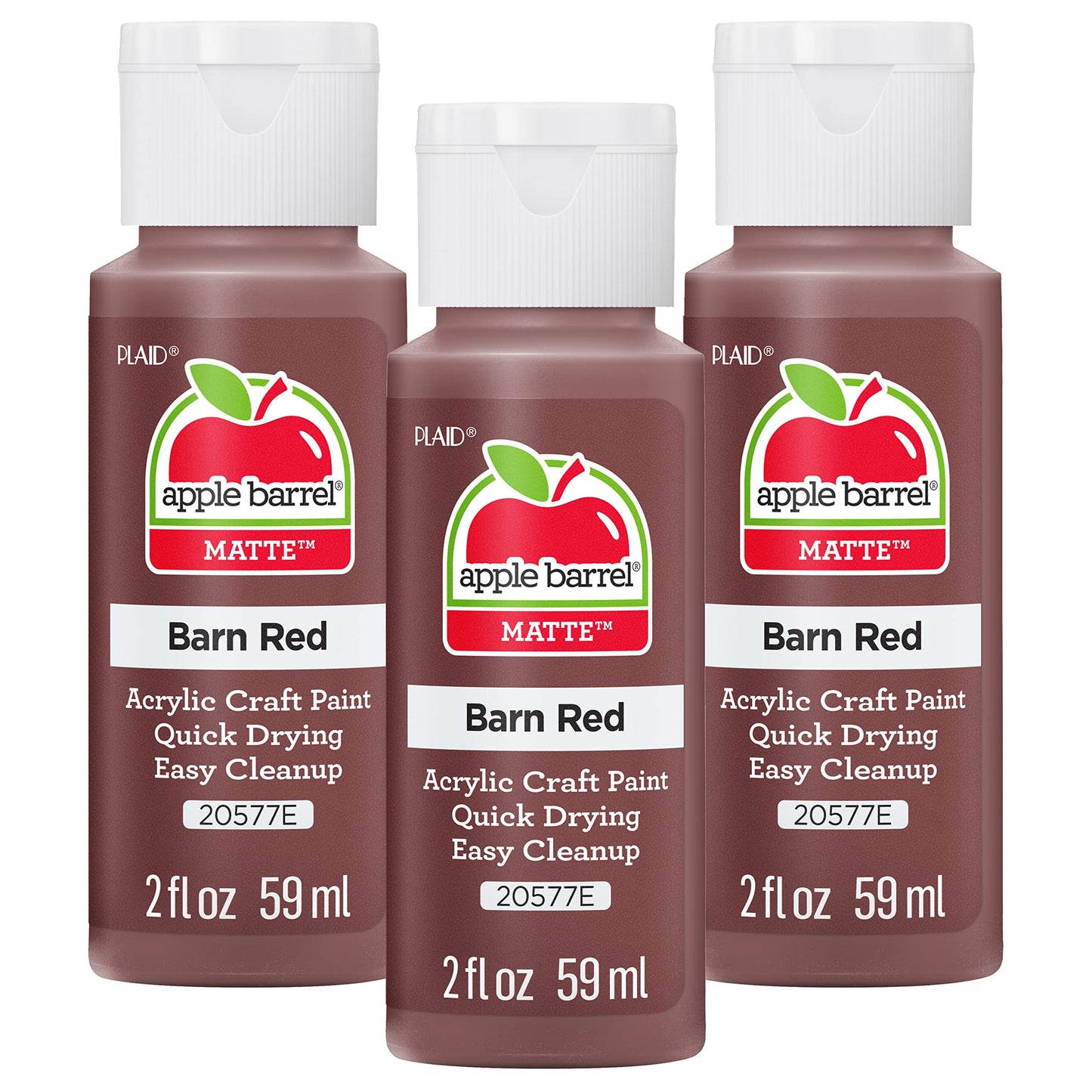 Apple Barrel Acrylic Paint in Assorted Colors (2 Ounce), 20503 White