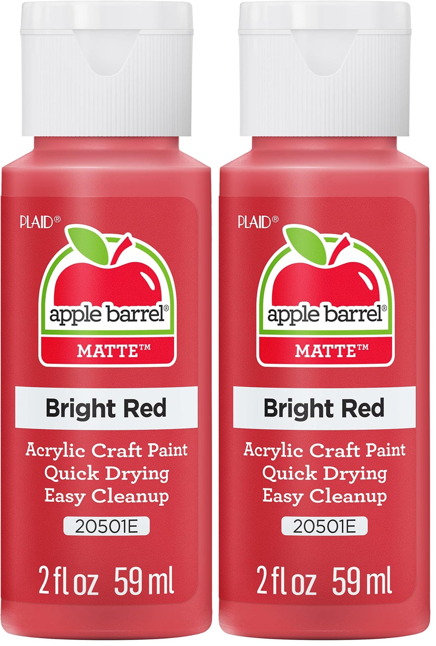 Apple Barrel Acrylic Paint in Assorted Colors (2 Ounce), 20503 White