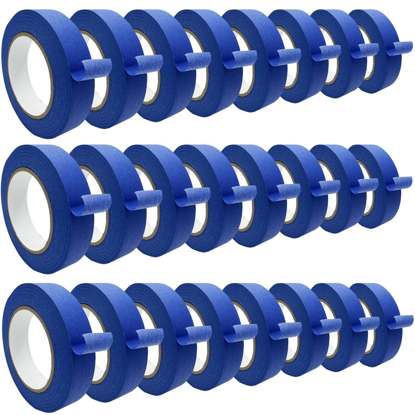 4 Rolls Premium Painters Tape, Blue Tape, Masking Tape, Paint Tape for Multi-Purpose, Painting, Painter's, DIY Crafts Arts (88yd =0.94IN*22yd*4) Decoration Labeling No Residue, Easy Removal