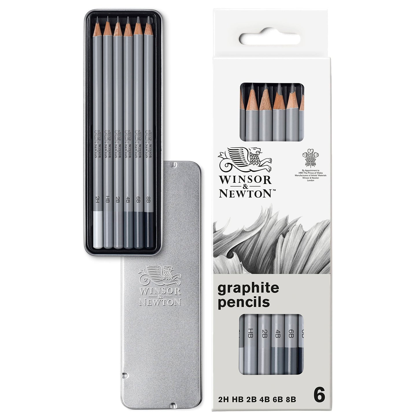 Winsor & Newton Studio Collection Artist Pencils, Sketching Pencils, Set of 10