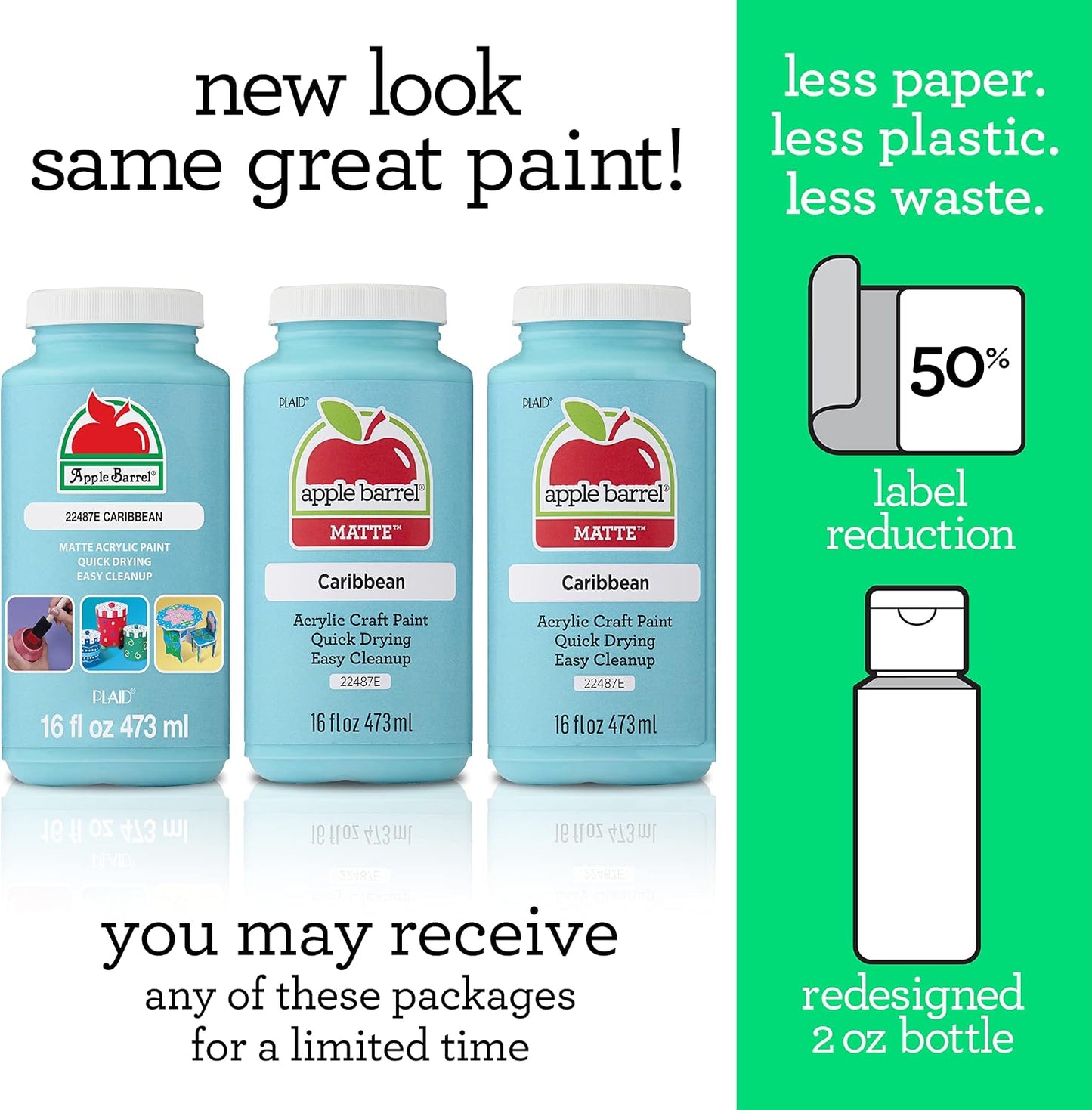 Apple Barrel Acrylic Paint in Assorted Colors (16 Ounce), 21142 Cobalt Blue