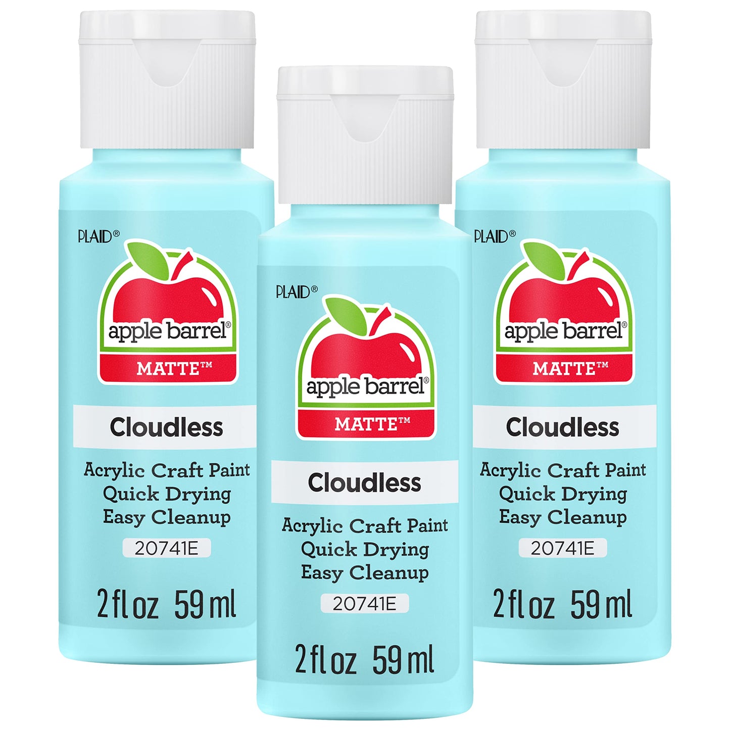 Apple Barrel Acrylic Paint in Assorted Colors (2 Ounce), 20503 White