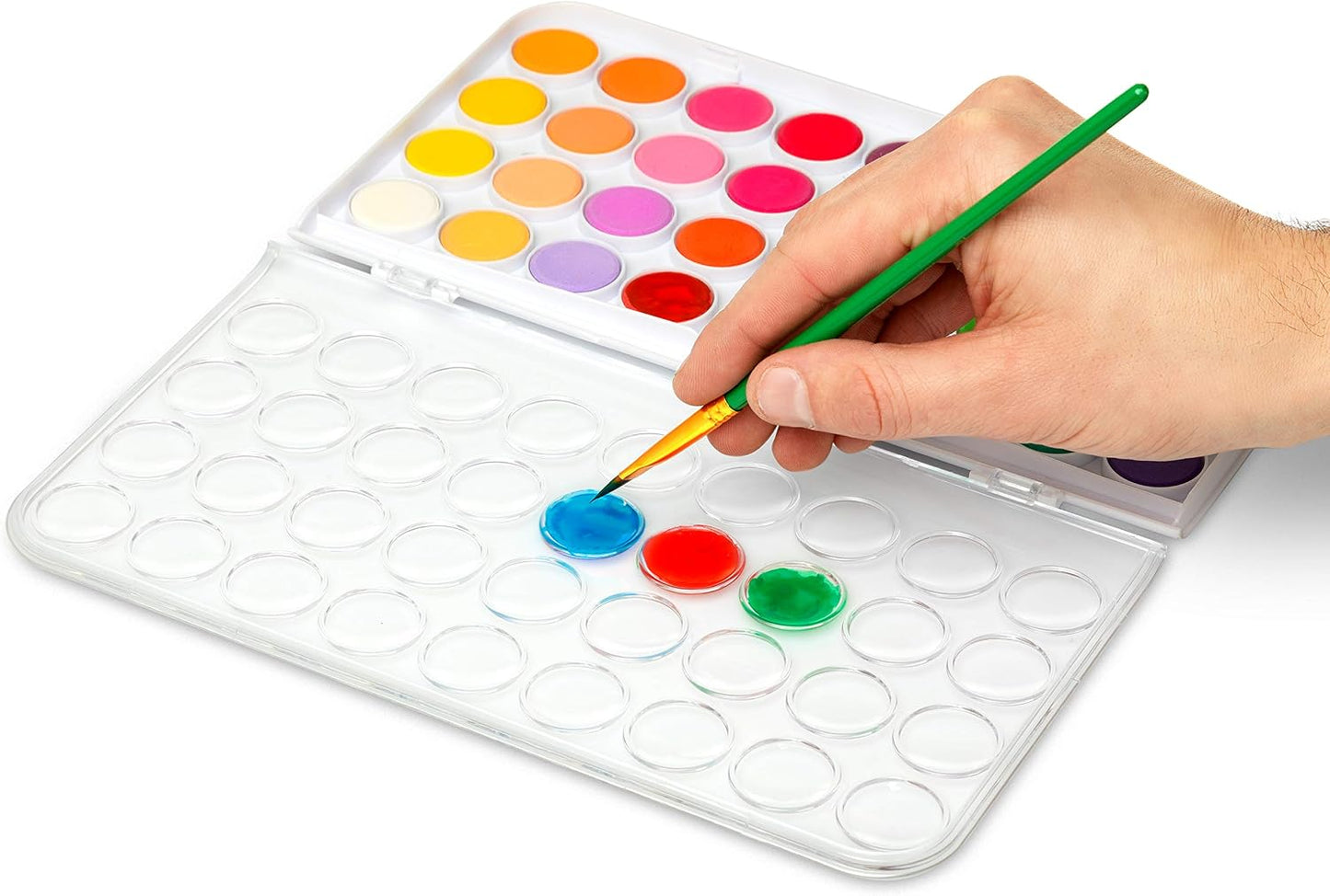 Norberg & Linden Watercolor Paint Set - 36 Premium Paints - 12 Page Pad - 6 Brushes - Painting Supplies with Palette, Watercolors, Art Pad Paper and Artist Brushes