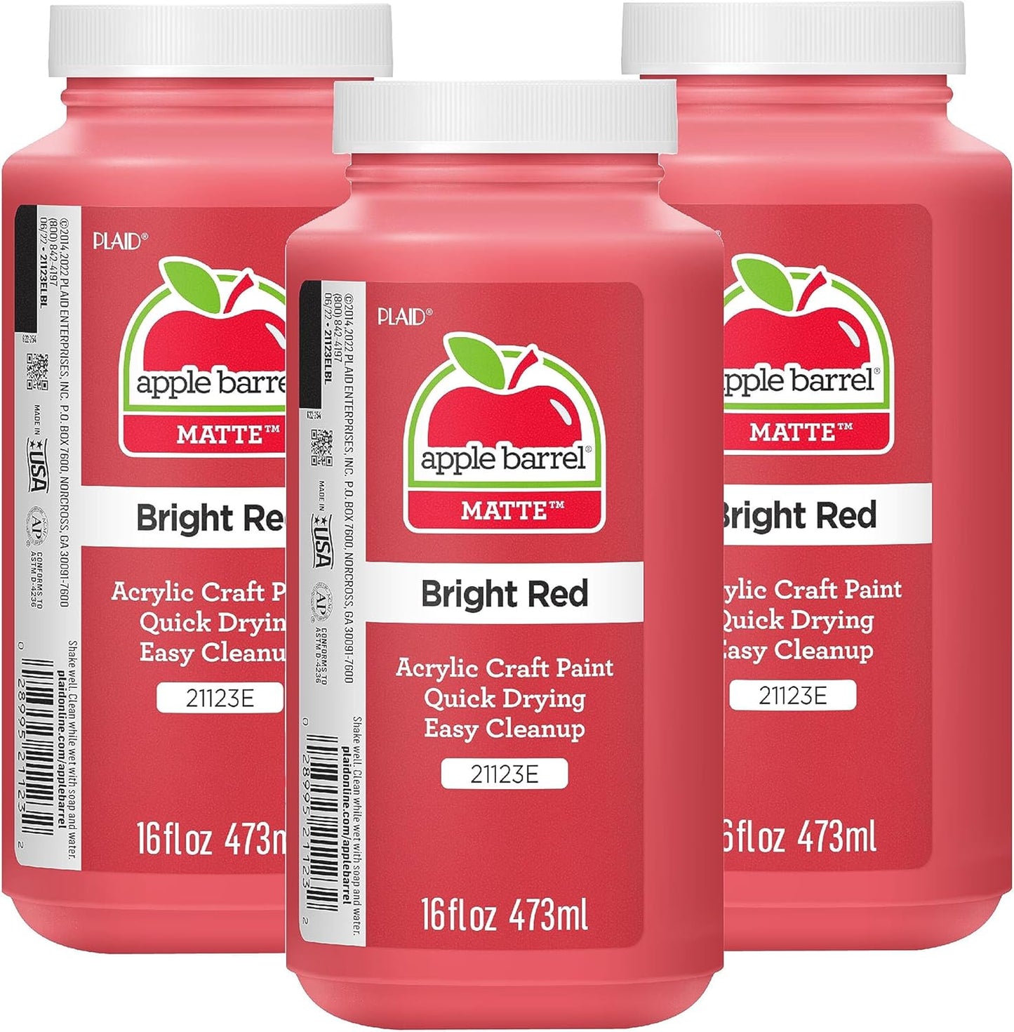 Apple Barrel Acrylic Paint in Assorted Colors (16 Ounce), 21142 Cobalt Blue