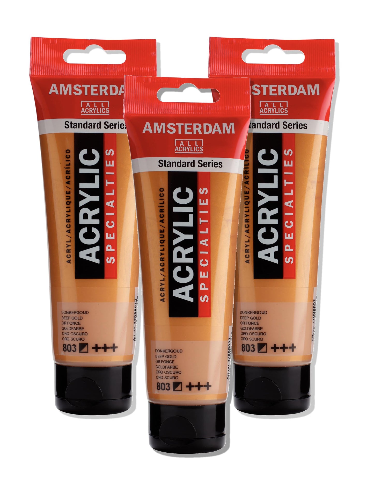 Amsterdam Standard Series Acrylic Paint Tube, Oxide Black 735, 4 fl oz | Vibrant Color with Acrylic Resin Binder, High Lightfastness, Water-Based, Strong Coverage, Visible Brush Strokes
