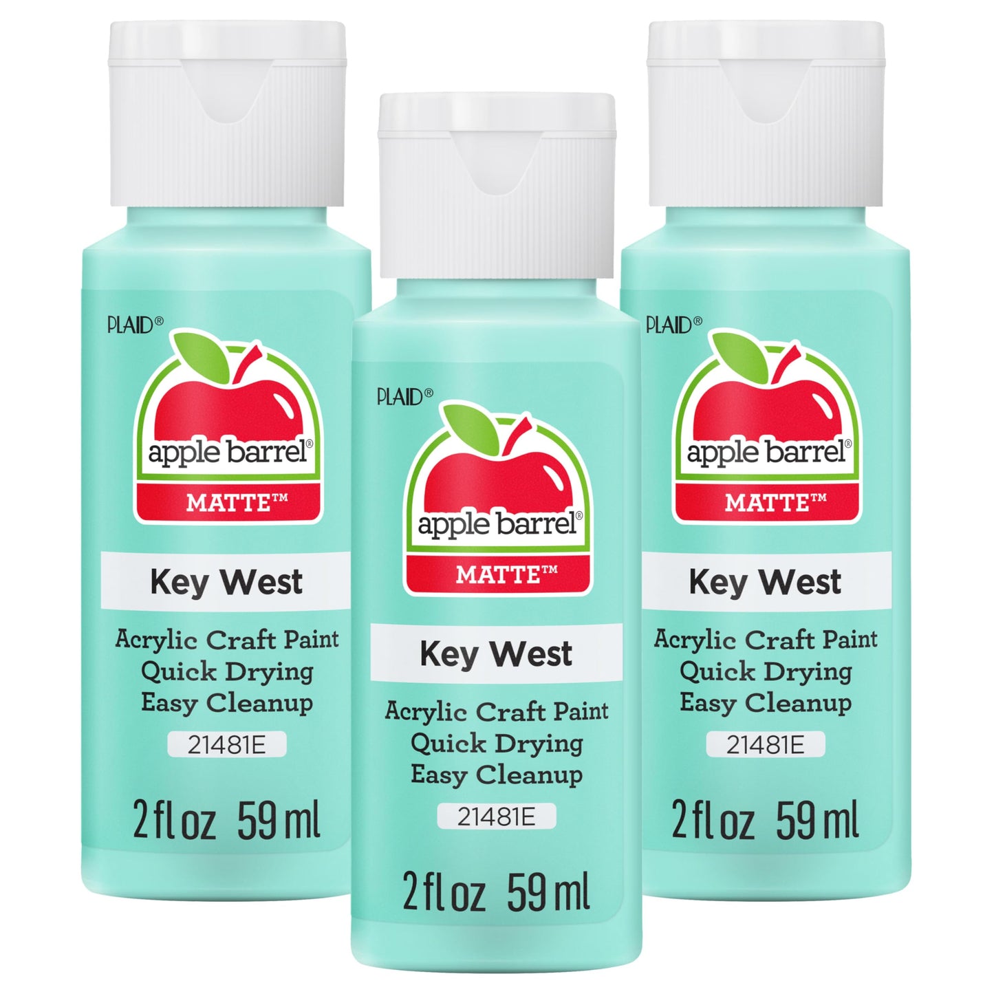 Apple Barrel Acrylic Paint in Assorted Colors (2 Ounce), 20503 White