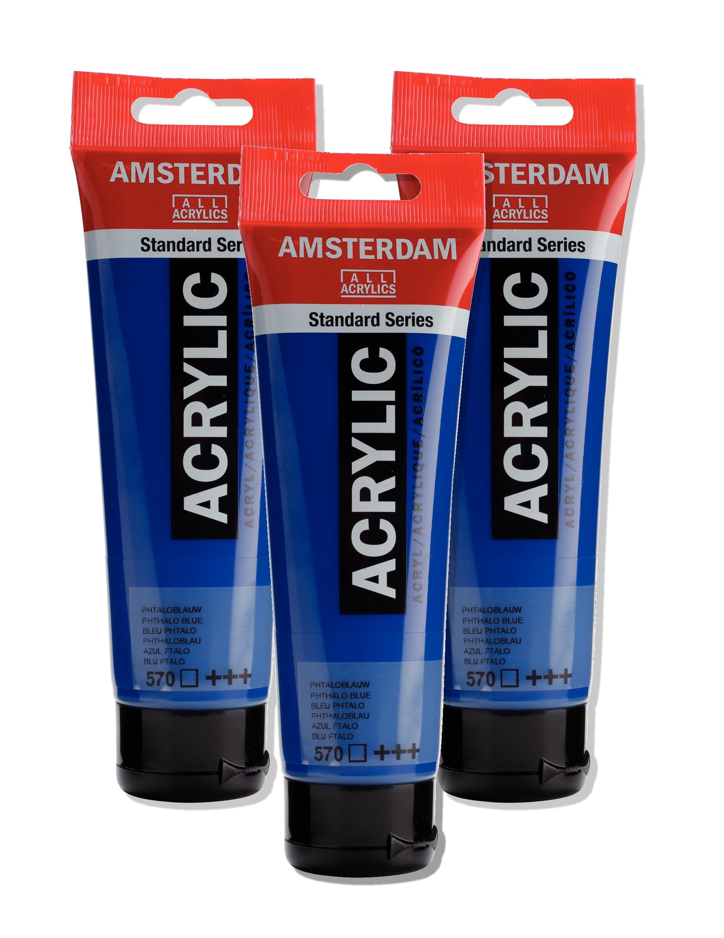 Amsterdam Standard Series Acrylic Paint Tube, Oxide Black 735, 4 fl oz | Vibrant Color with Acrylic Resin Binder, High Lightfastness, Water-Based, Strong Coverage, Visible Brush Strokes