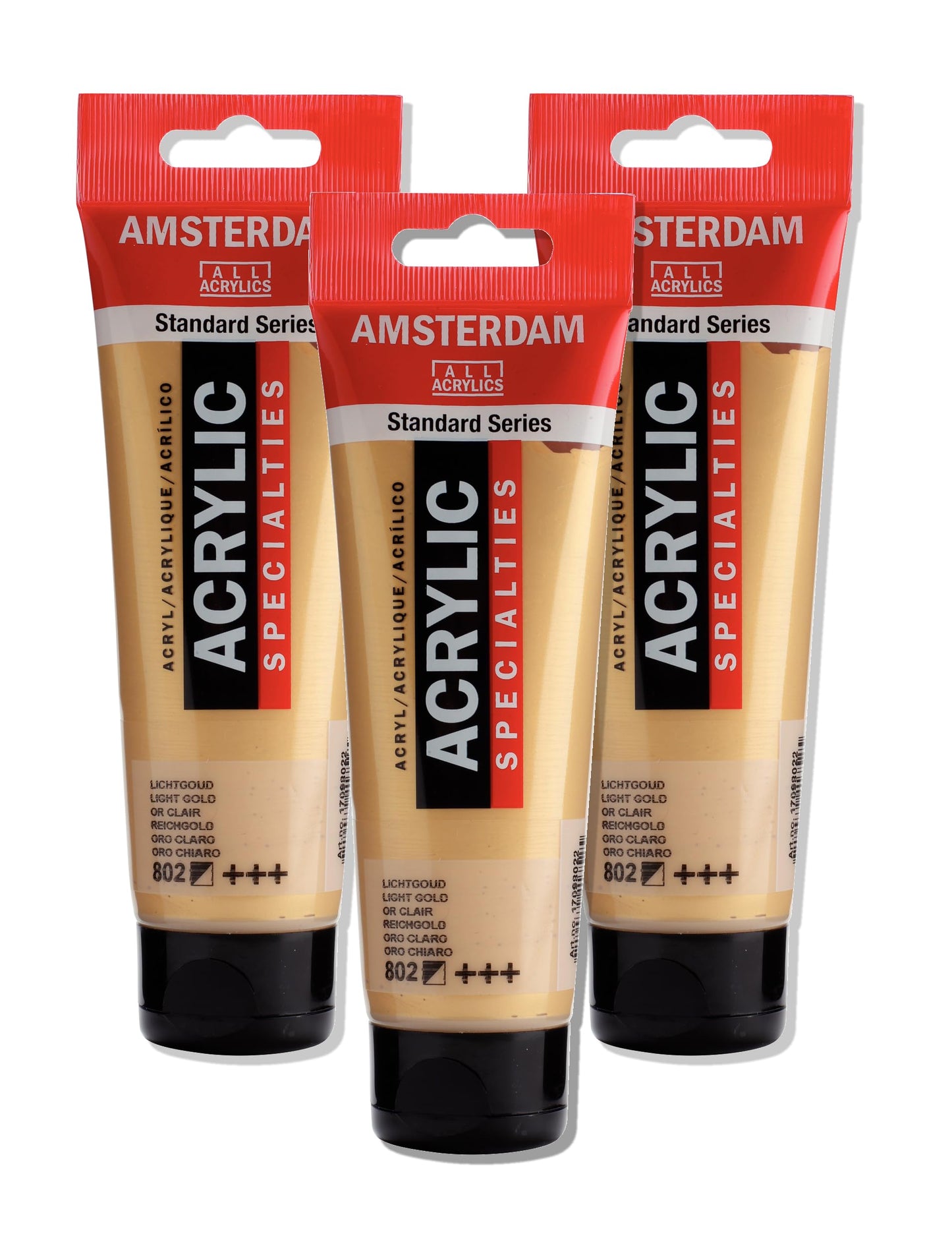 Amsterdam Standard Series Acrylic Paint Tube, Oxide Black 735, 4 fl oz | Vibrant Color with Acrylic Resin Binder, High Lightfastness, Water-Based, Strong Coverage, Visible Brush Strokes