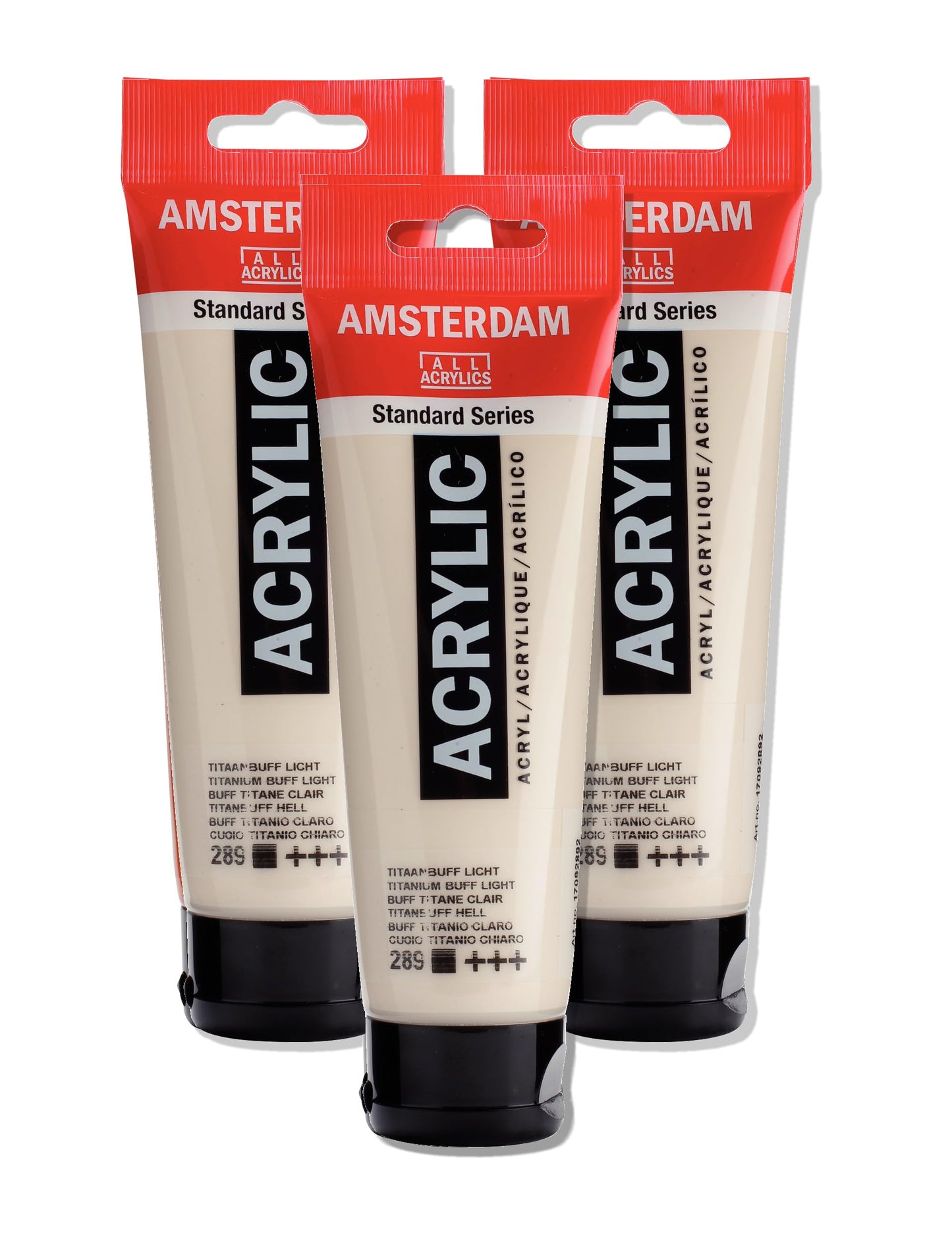 Amsterdam Standard Series Acrylic Paint Tube, Oxide Black 735, 4 fl oz | Vibrant Color with Acrylic Resin Binder, High Lightfastness, Water-Based, Strong Coverage, Visible Brush Strokes