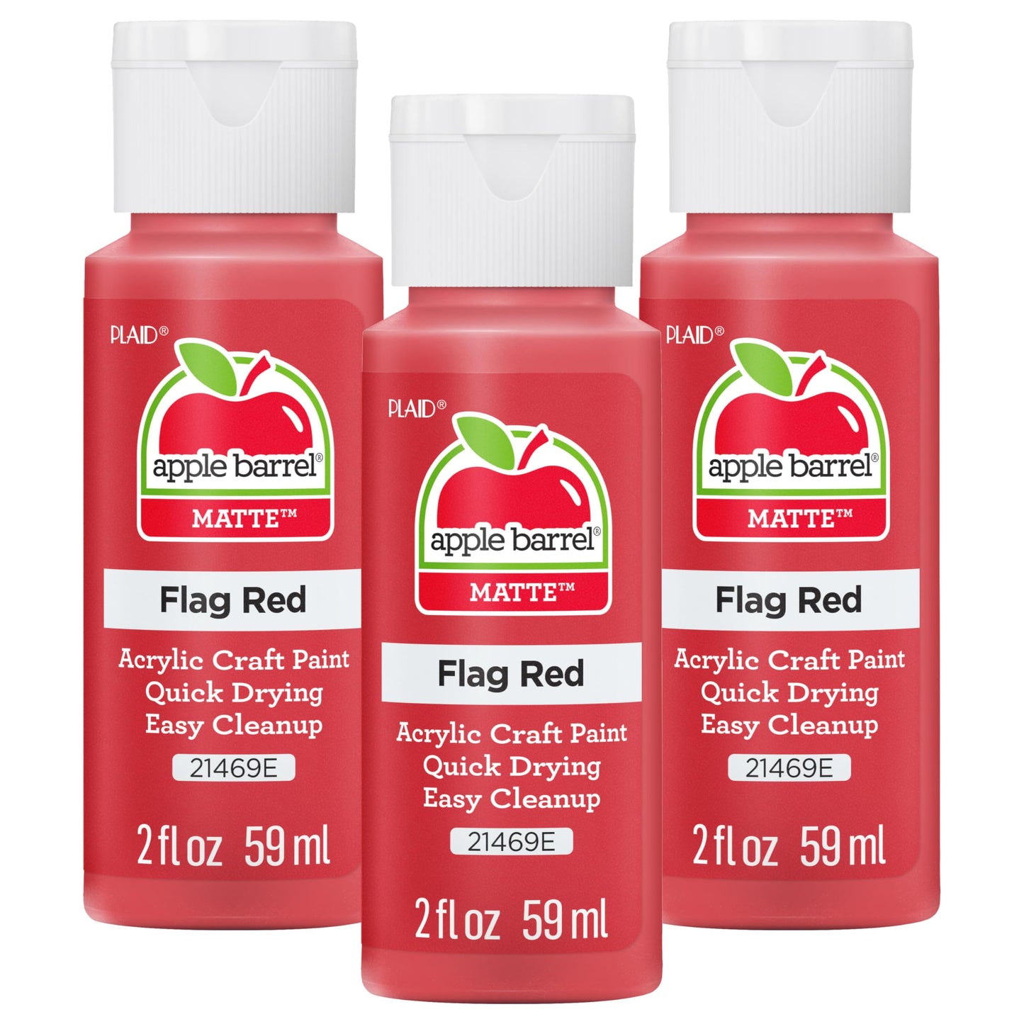 Apple Barrel Acrylic Paint in Assorted Colors (2 Ounce), 20503 White