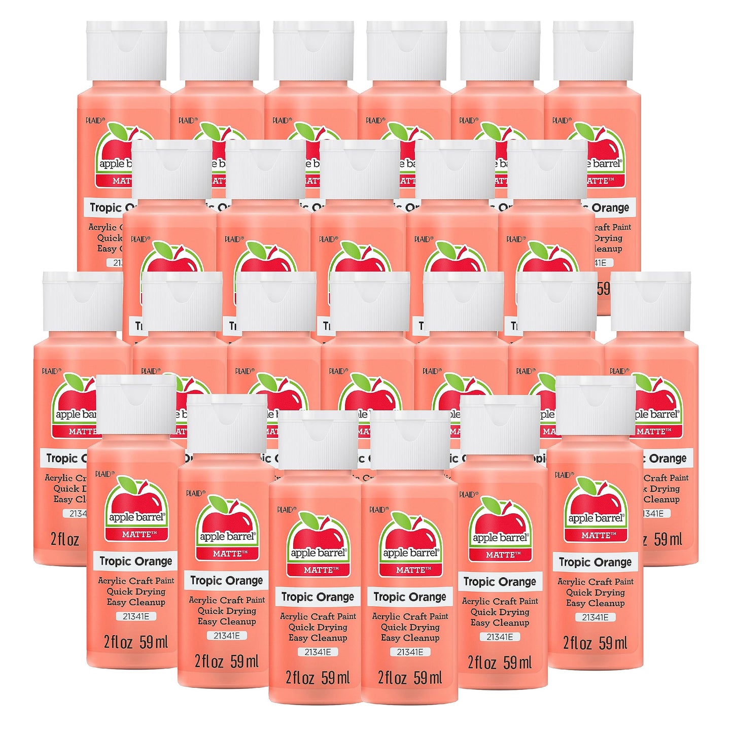 Apple Barrel Acrylic Paint in Assorted Colors (2 Ounce), 20503 White