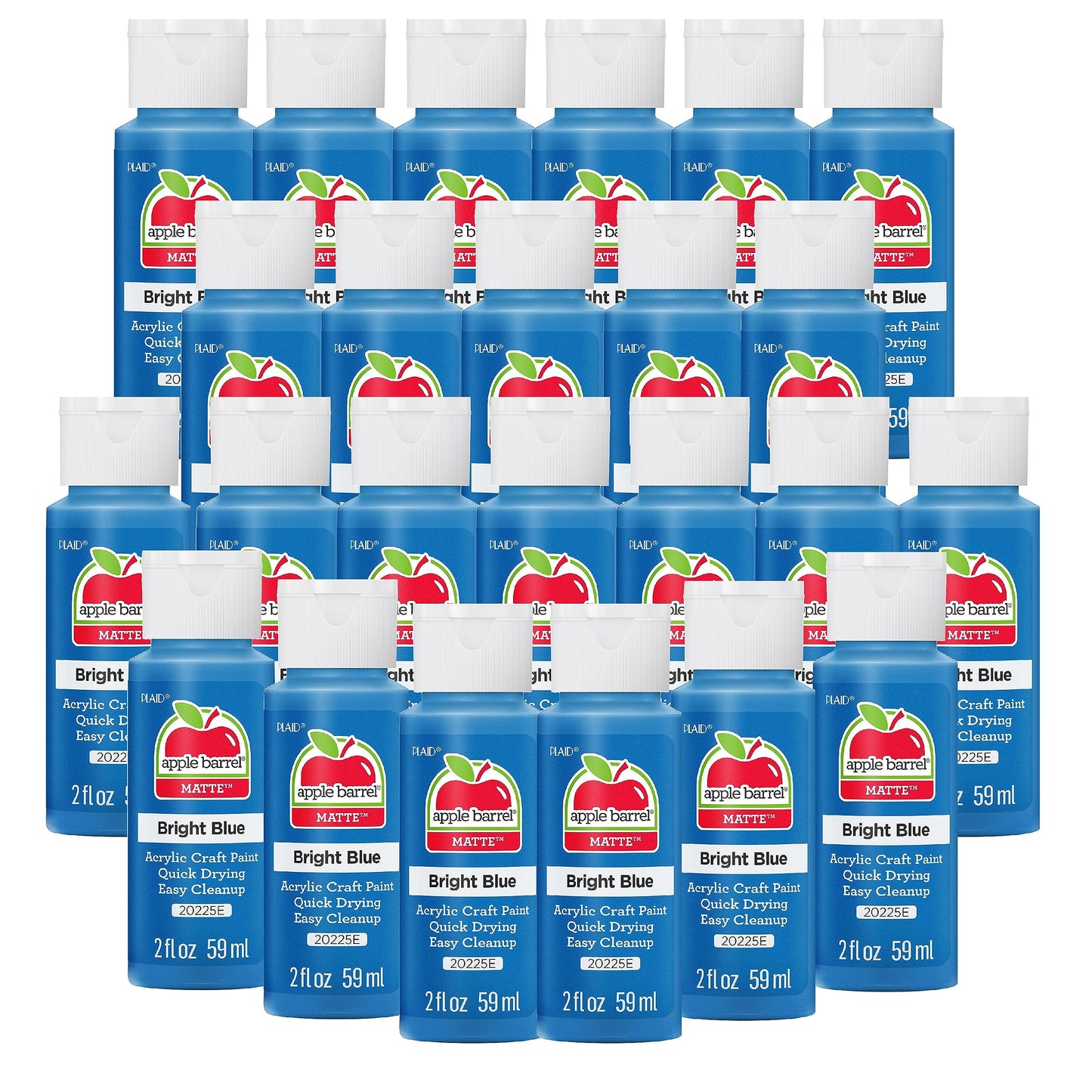 Apple Barrel Acrylic Paint in Assorted Colors (2 Ounce), 20503 White