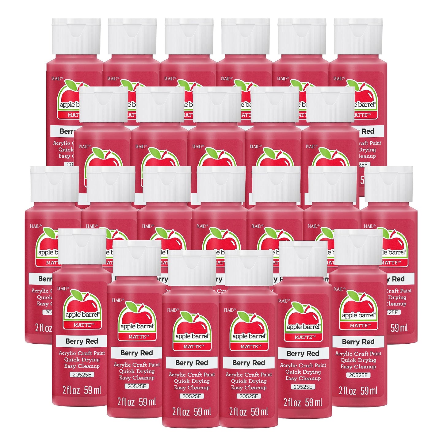 Apple Barrel Acrylic Paint in Assorted Colors (2 Ounce), 20503 White