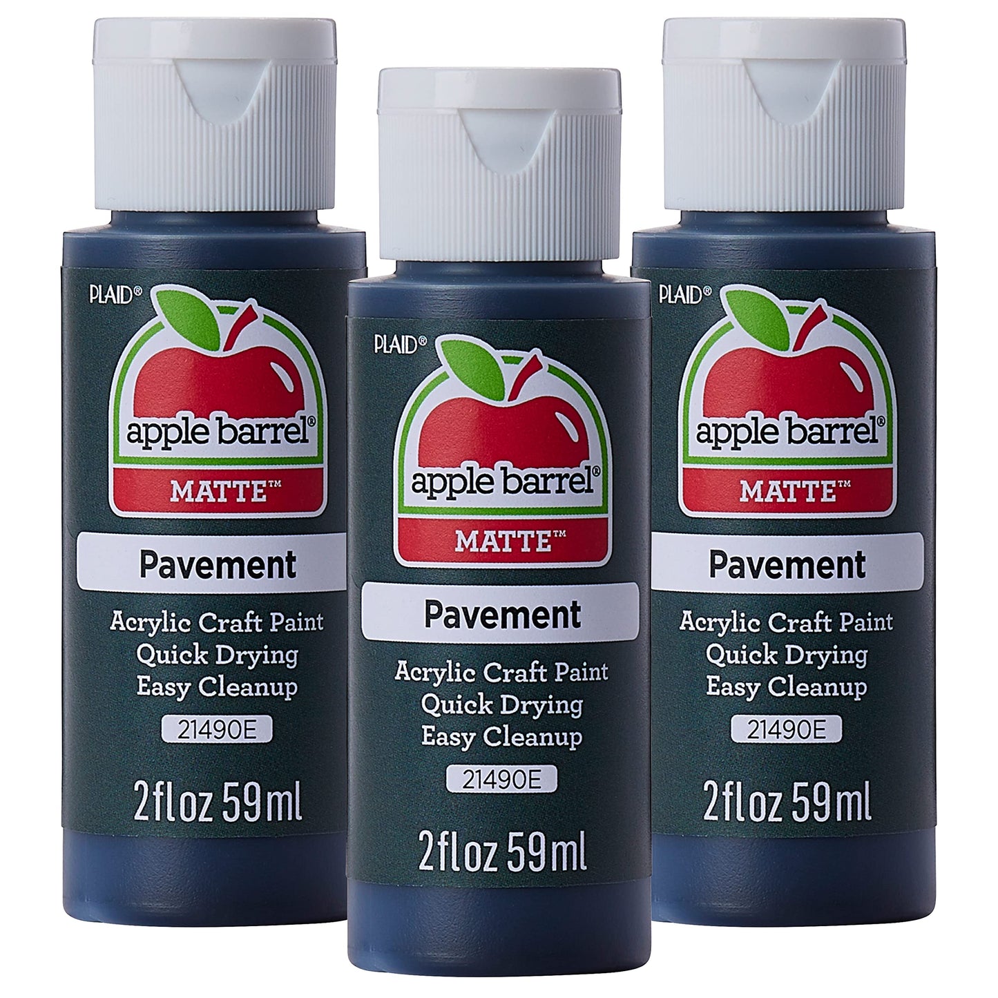 Apple Barrel Acrylic Paint in Assorted Colors (2 Ounce), 20503 White